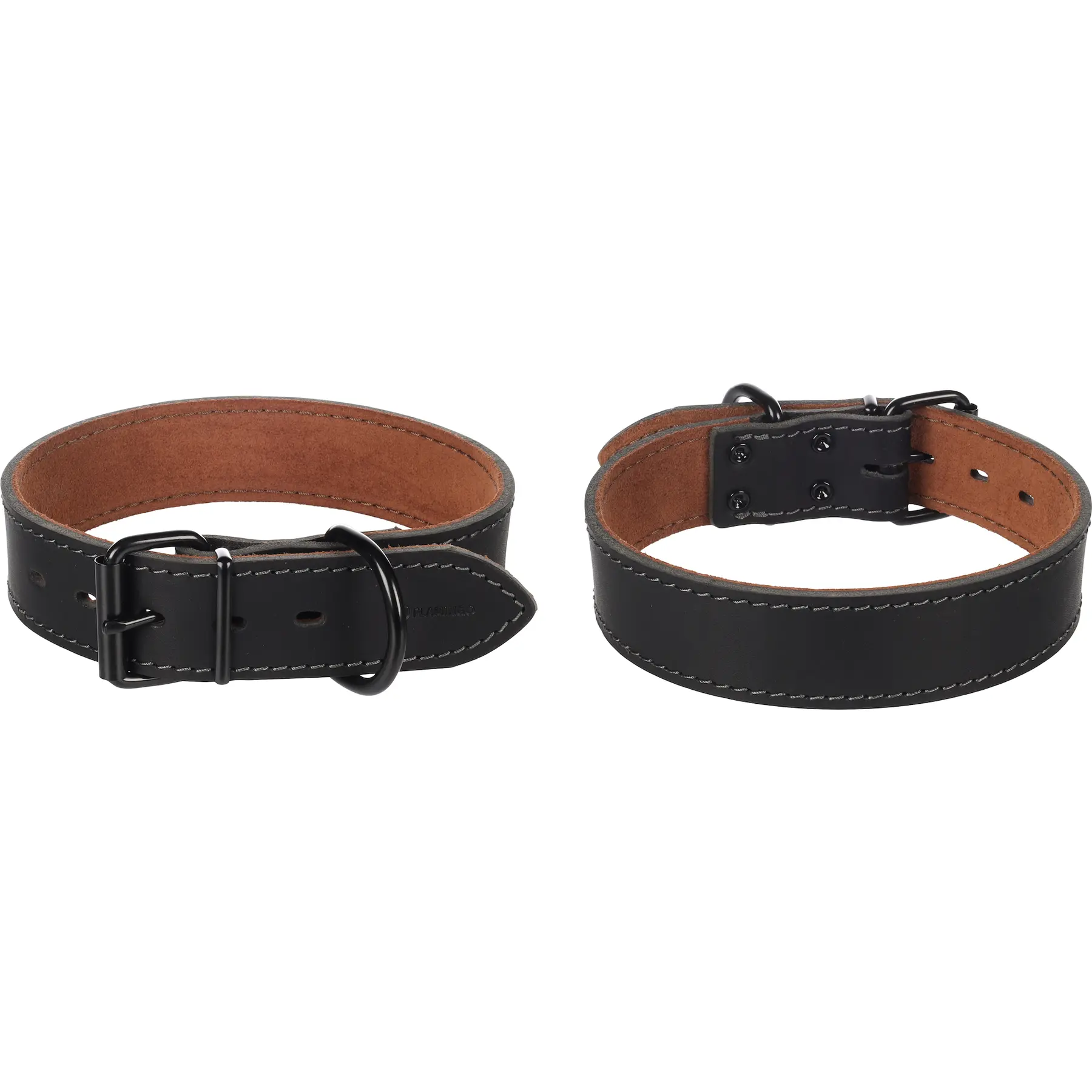 Flamingo Schwarz Hundehalsband Montana