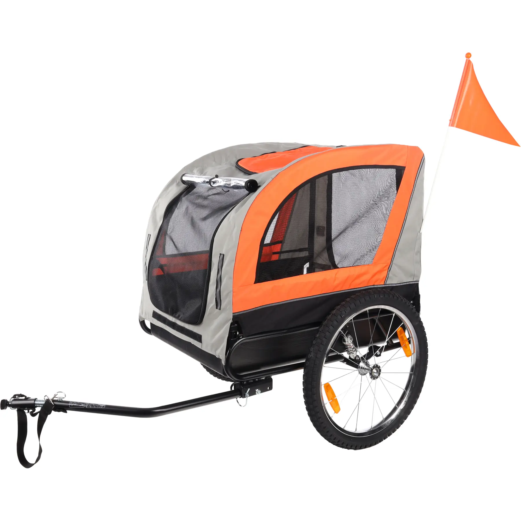 Remorque de vélo pour chien Flamingo Jolene