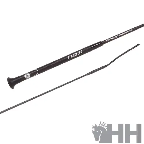 Cravache de dressage équitation Fleck Professional 03015 Carbon Ultralight