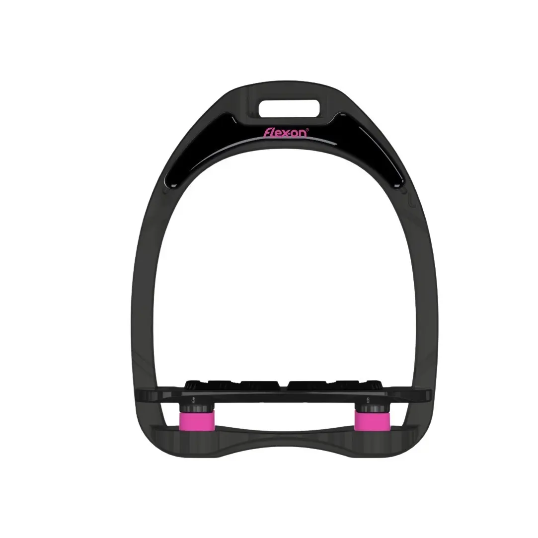 Flex-On Unisex Rose Étriers Aluminium Plat Grip Noir/Noir - Image 3