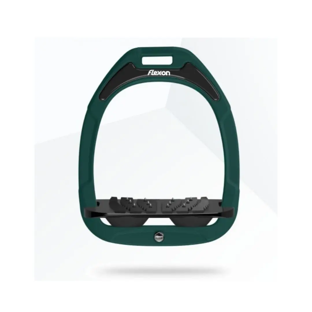 Staffa inclinata Ultra Grip alluminio/nero/verde Flex-On Green Composite