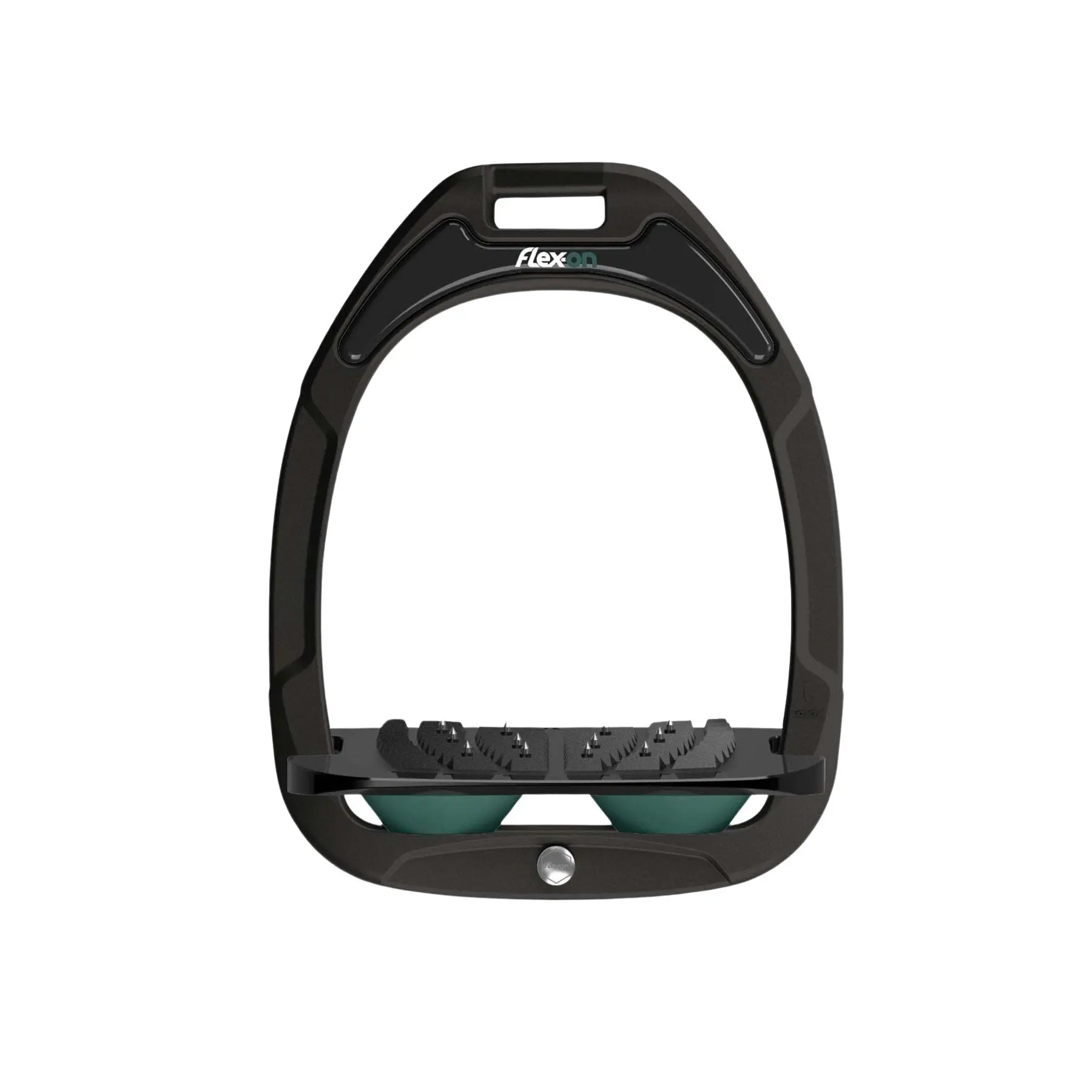 Ultra Grip Steigbügel Schwarz/Schwarz/Grün Flex-On Green Composite