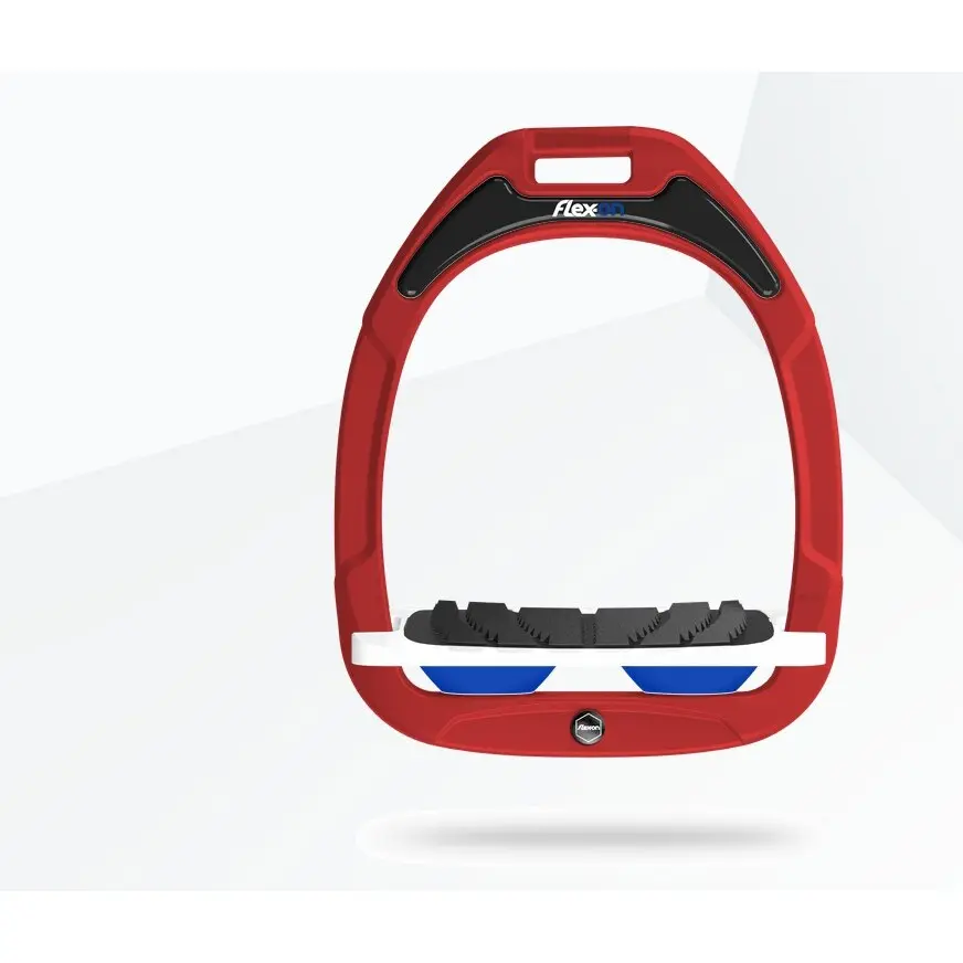 Flex-On Rouge Étriers Incliné Grip /Blanc/Bleu Green Composite