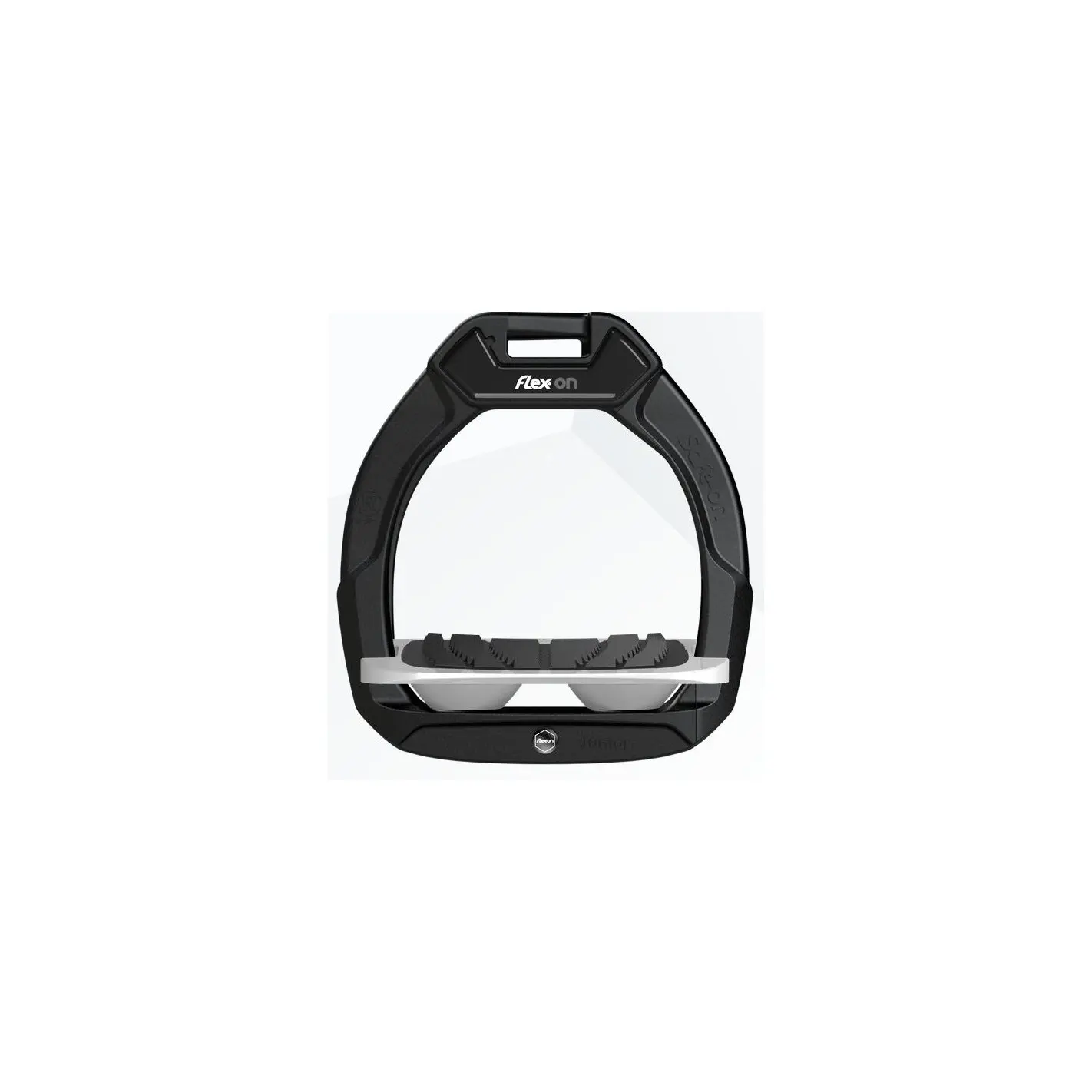 Sicherheitsreitsteigbügel Neigbarer Grip Schwarz/Grau/Grau Flex-On Safe-On