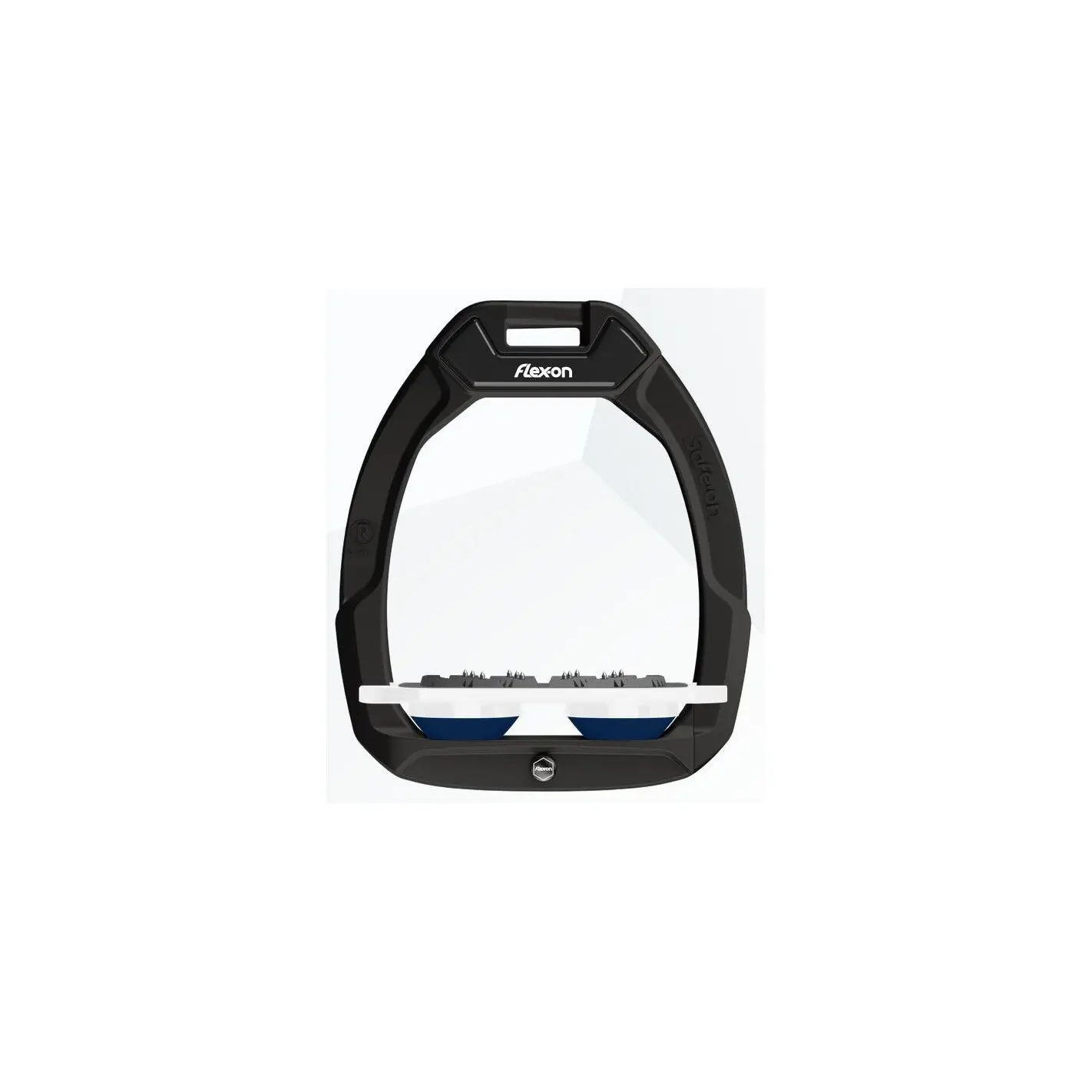 Sicherheitssteigbügel Flat Ultra Grip Schwarz/Weiß/Marin Flex-On Safe-On