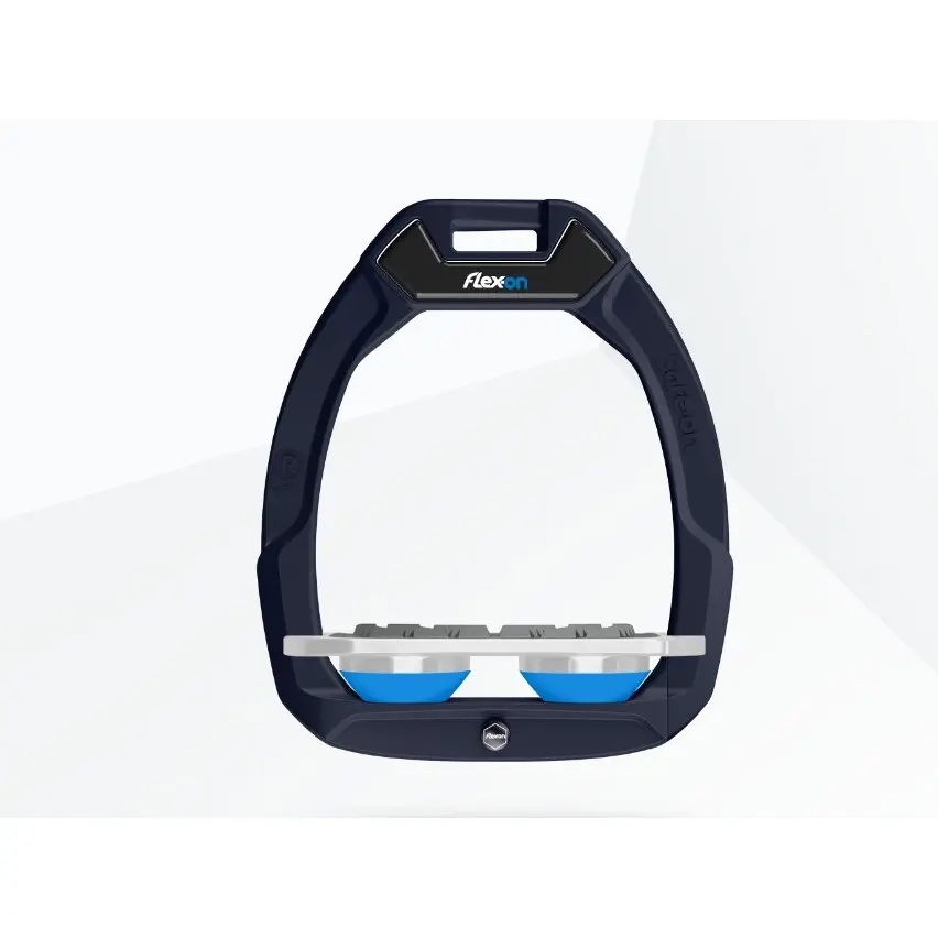 Sicherheitssteigbügel Flat Grip Grün/Grau/Blau Flex-On Safe-On