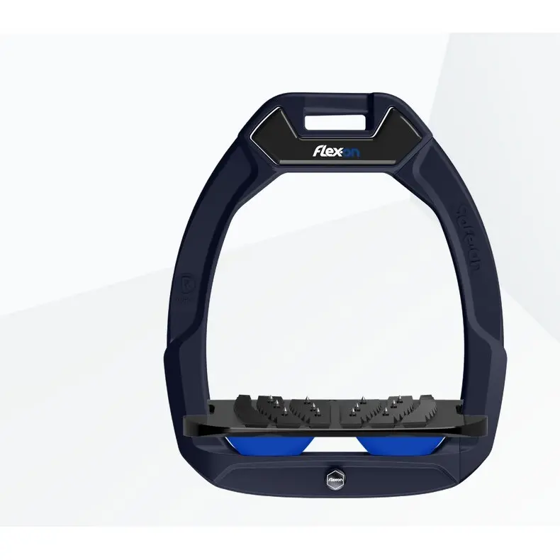Sicherheitssteigbügel Reiter Neigung Ultra Grip Blau/Schwarz/Blau Flex-On Safe-On