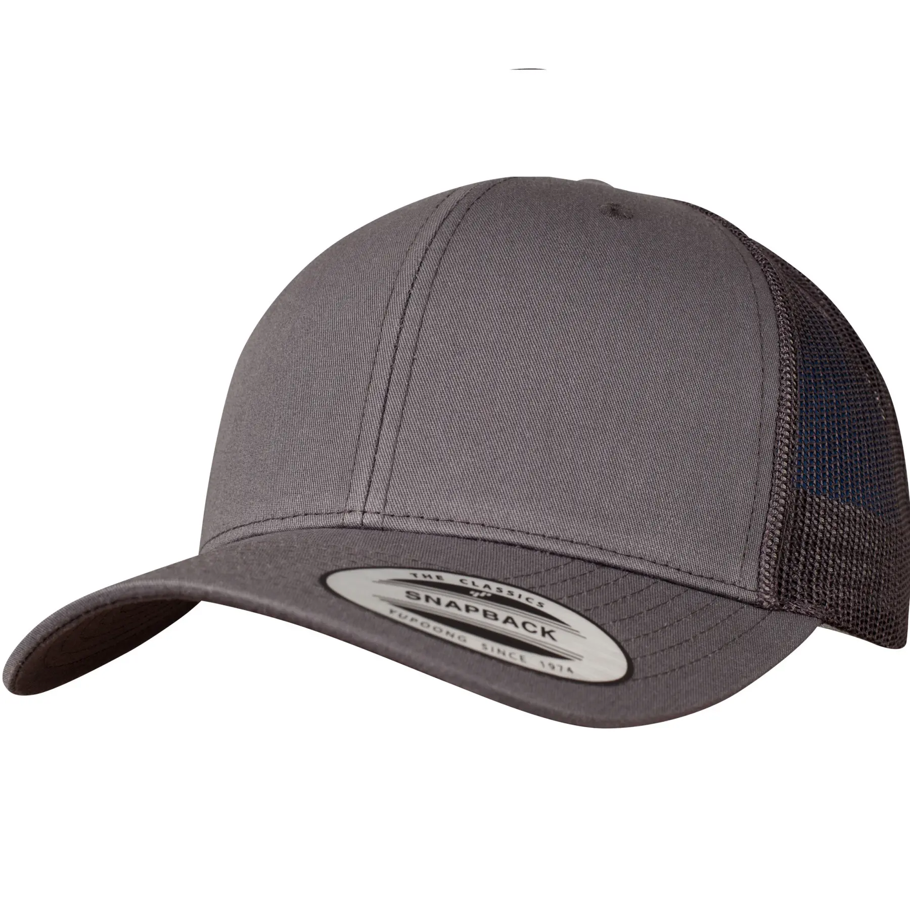 Cappellino da camionista con visiera curva per bambini Flexfit Retro