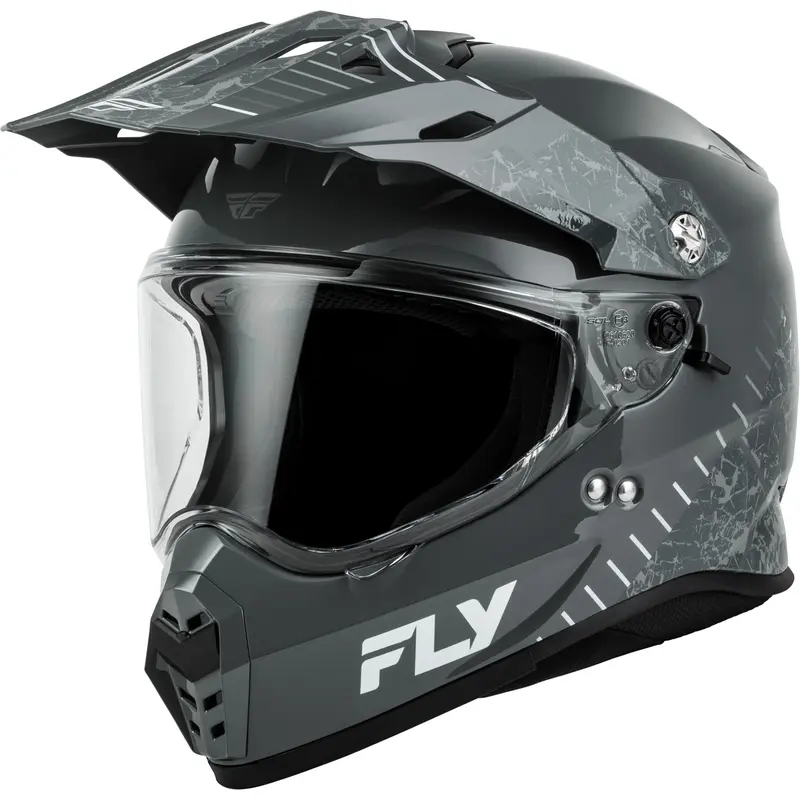 Motorrad-Integralhelm Fly Racing Trekker