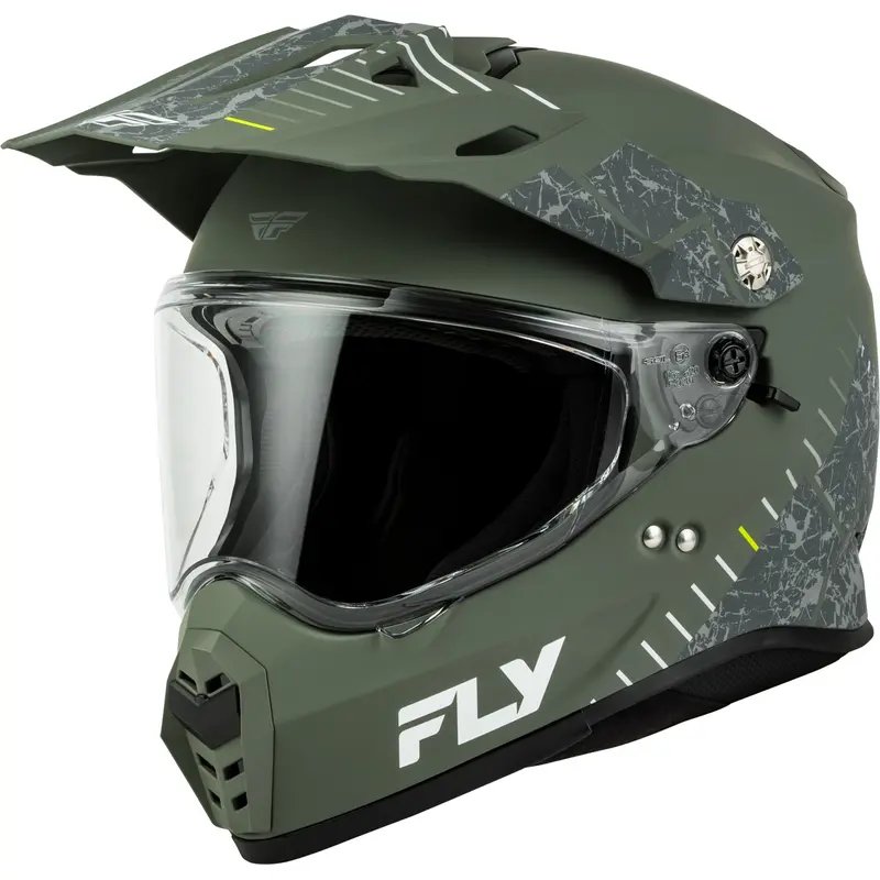 Motorrad-Integralhelm Fly Racing Trekker