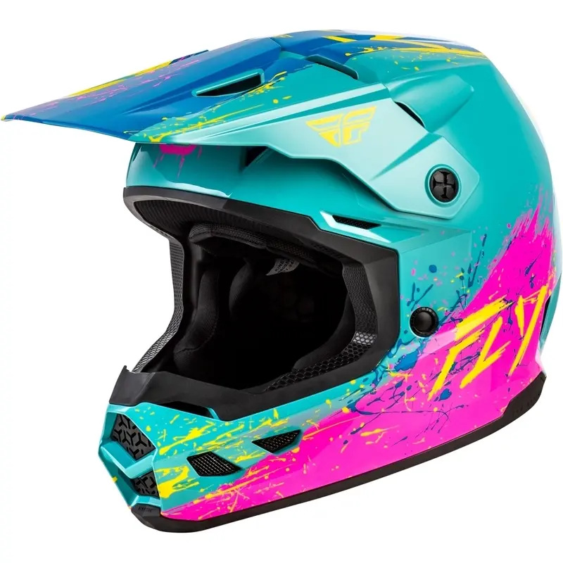 Kinder Motocross Helm Fly Racing Kinetic Drip