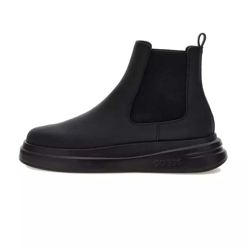 Bottines en cuir mélangé Guess Elko