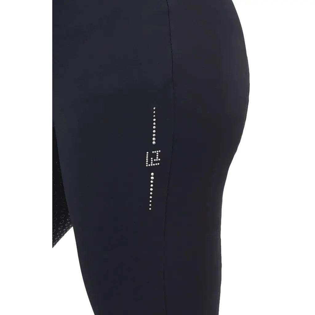 Dames wedstrijdbroek met middengrip For Horses Ennie Crystal