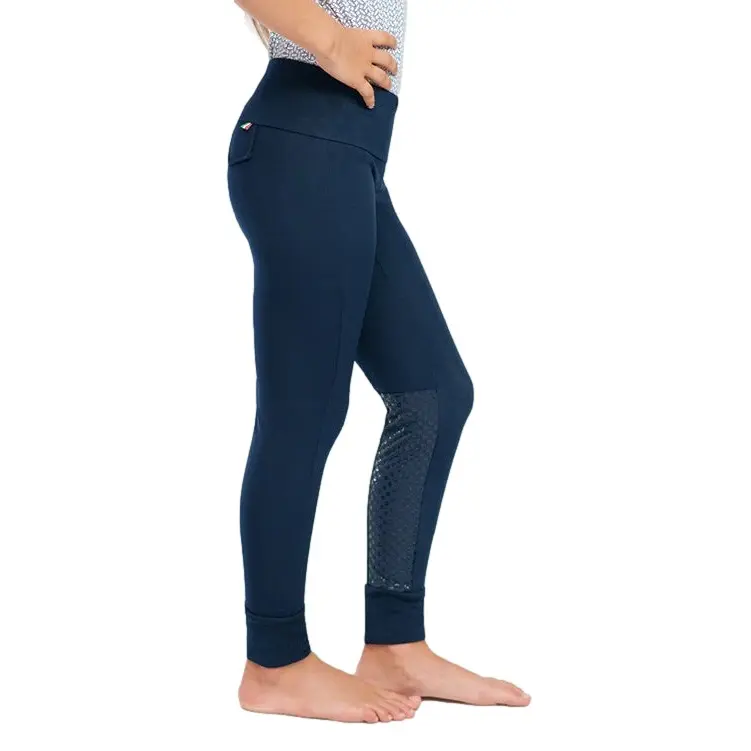Mädchen Reithose mit halbem Grip For Horses Junie