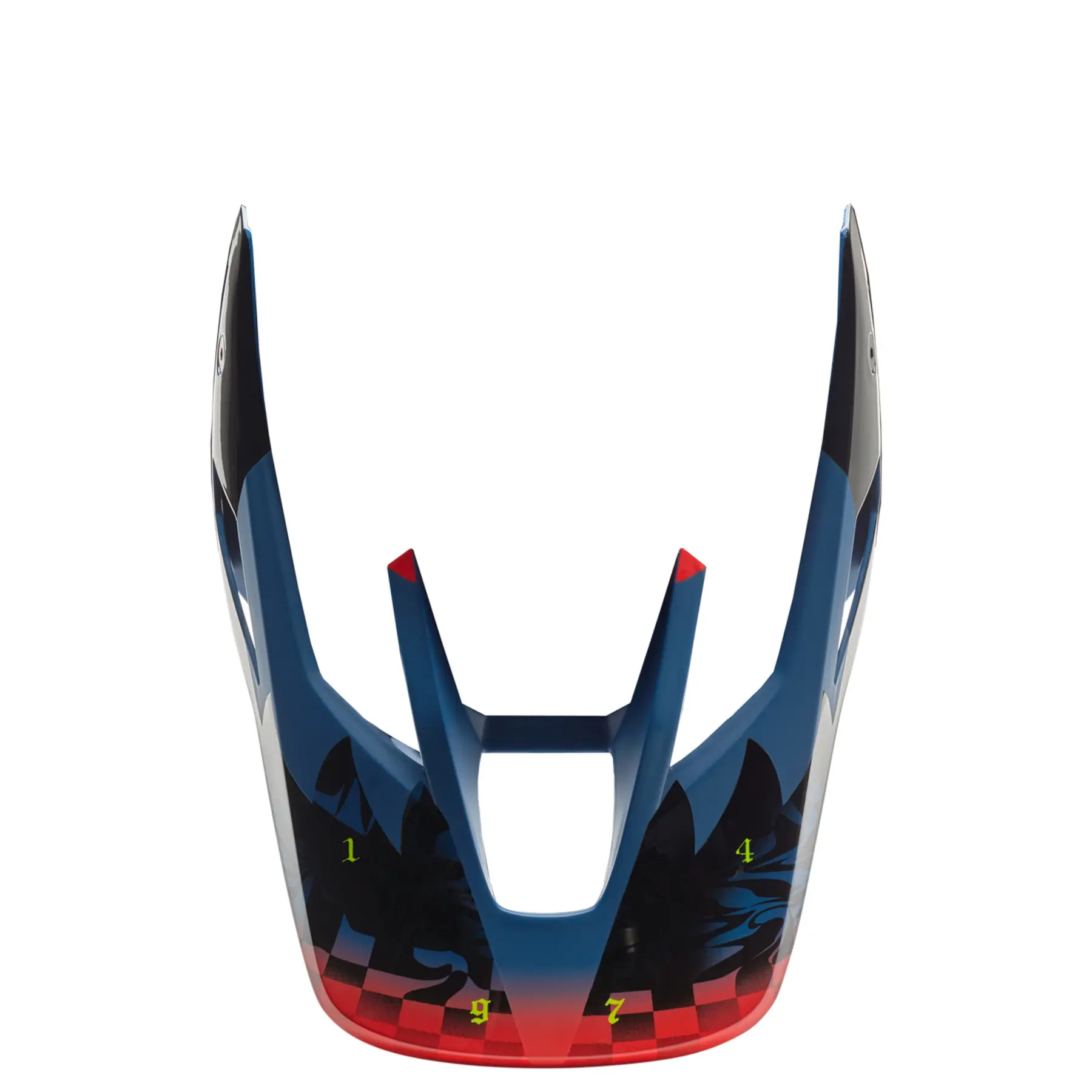 Visier Motocross-Helm Fox Racing V3