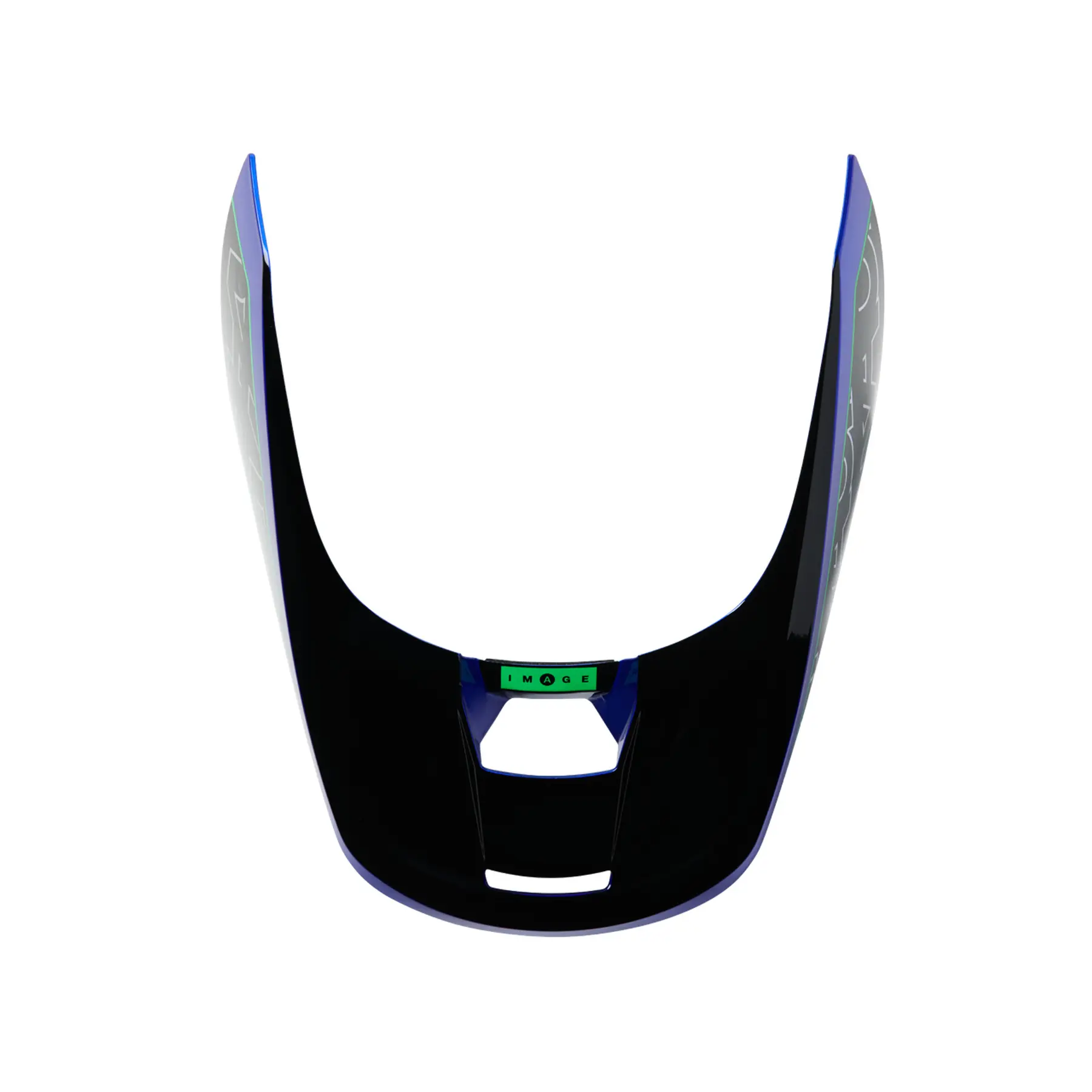 Visier Motocross-Helm Fox Racing V1 Peril