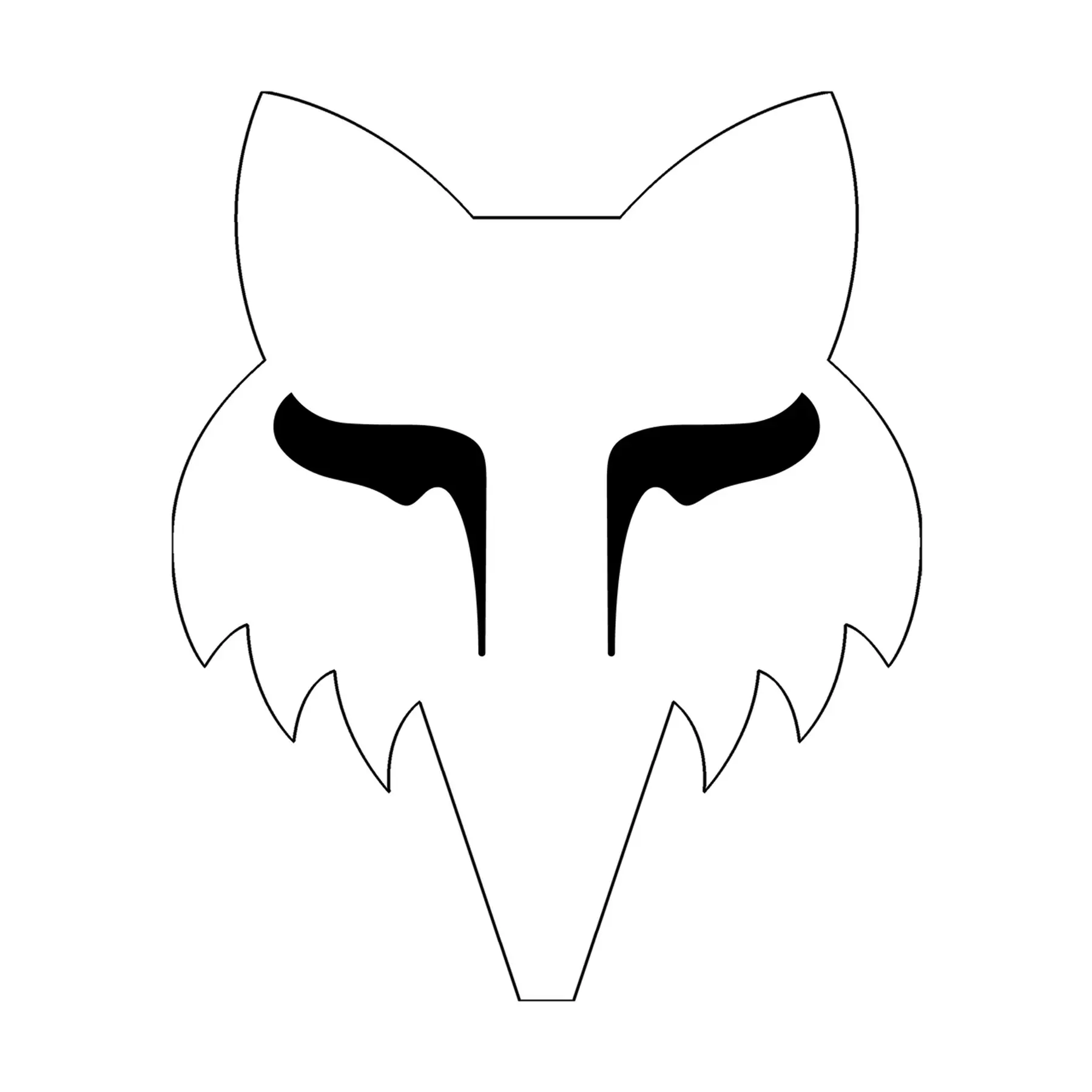 Aufkleber Fox Racing Head 1.5"