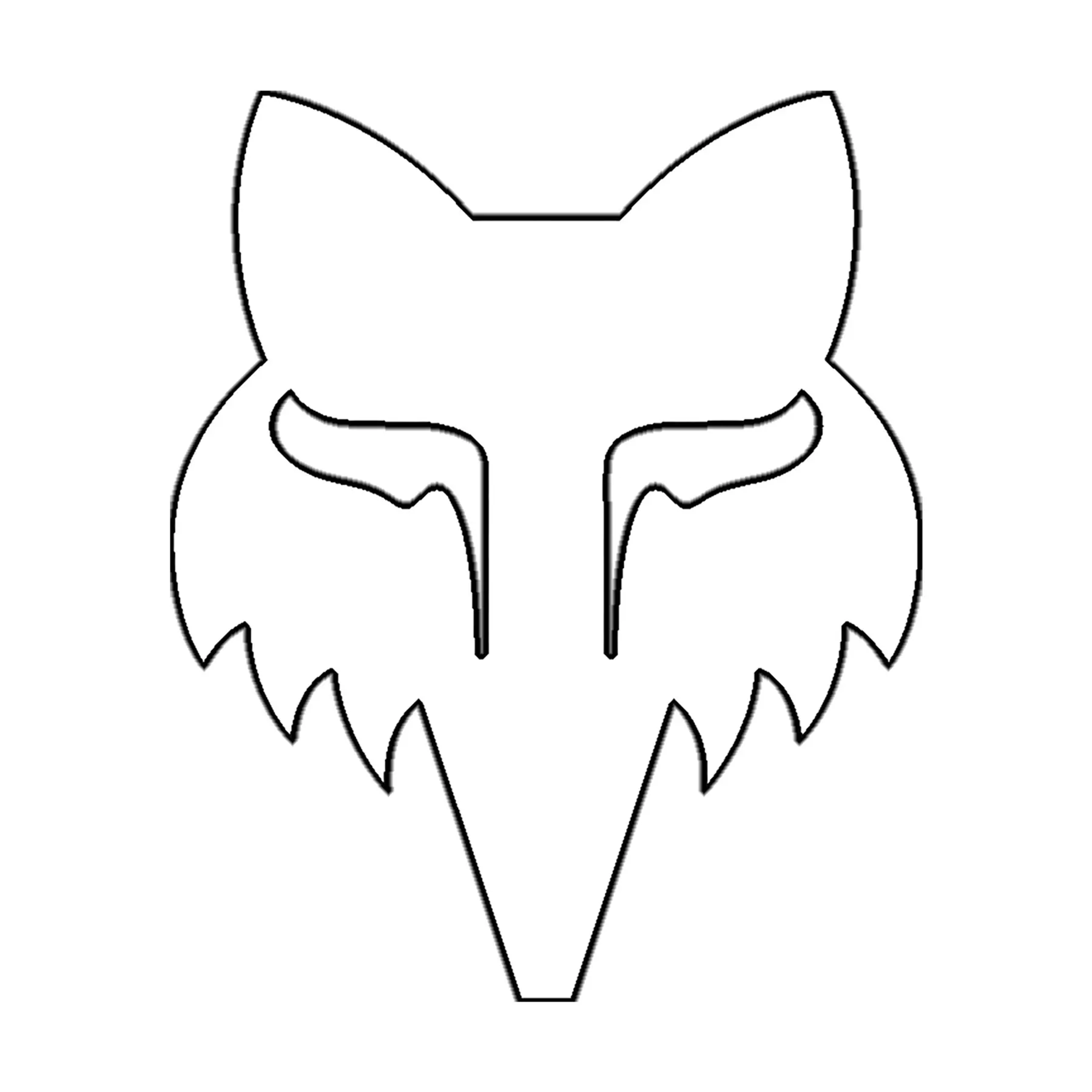 Aufkleber Fox Racing Head 4" Die Cut Vinyl