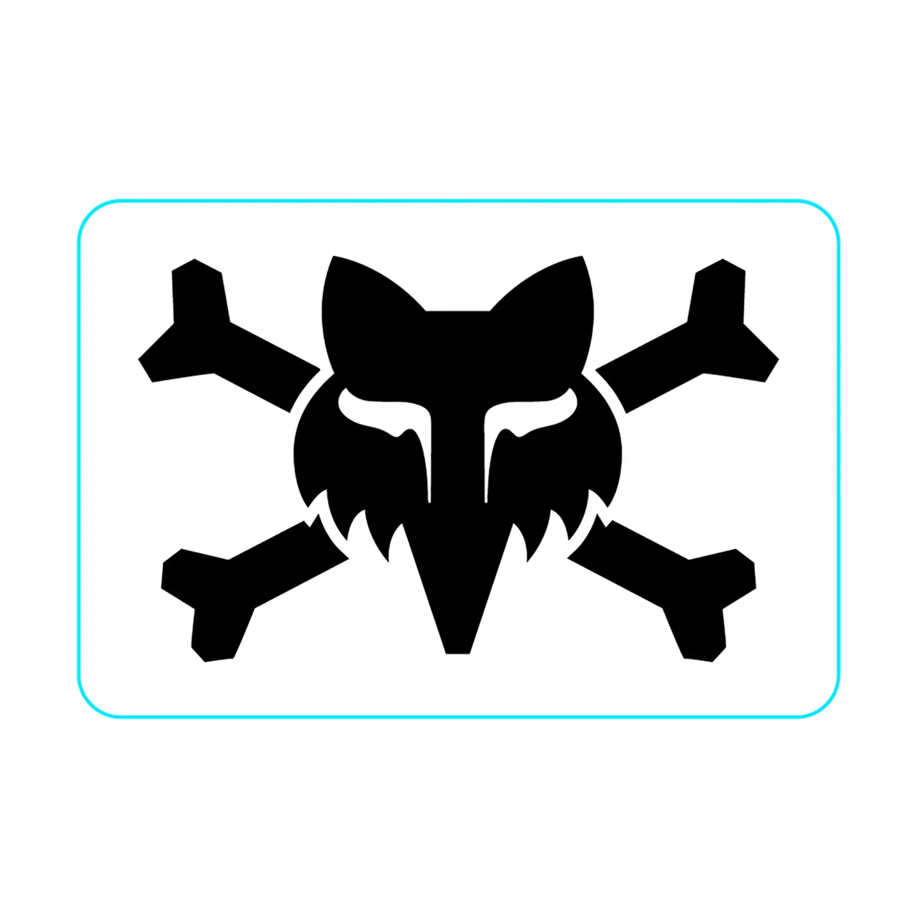 Aufkleber Fox Racing Victory Logo
