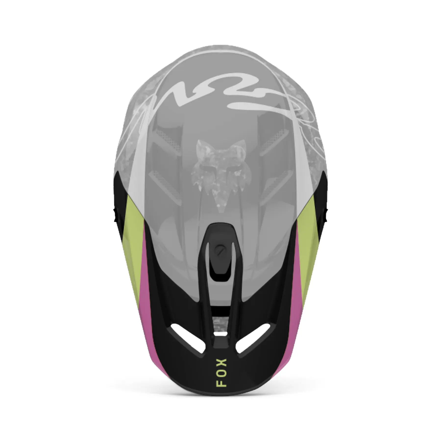 Visier Motocross-Helm Fox Racing V3 Rs - Energy