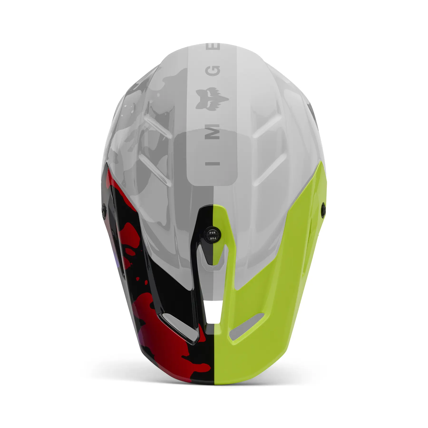 Visier Motocross-Helm Fox Racing V3 - Throttle