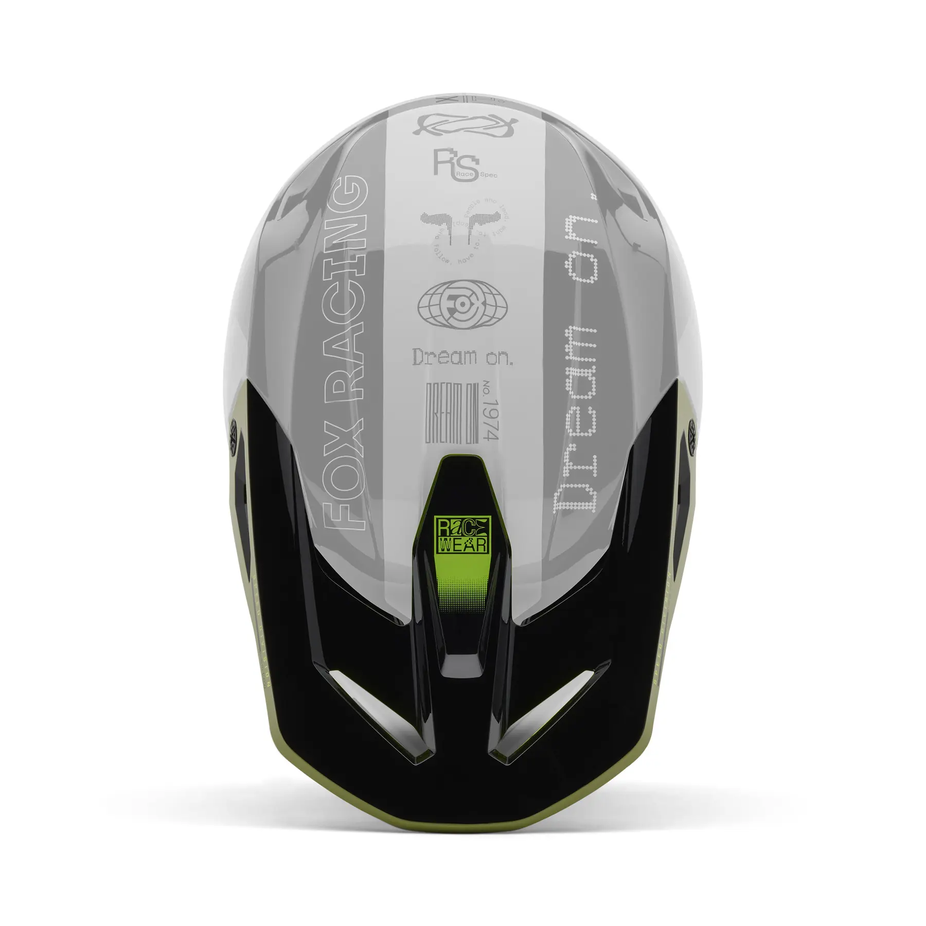 Visier Motocross-Helm Fox Racing V1 Race Spec