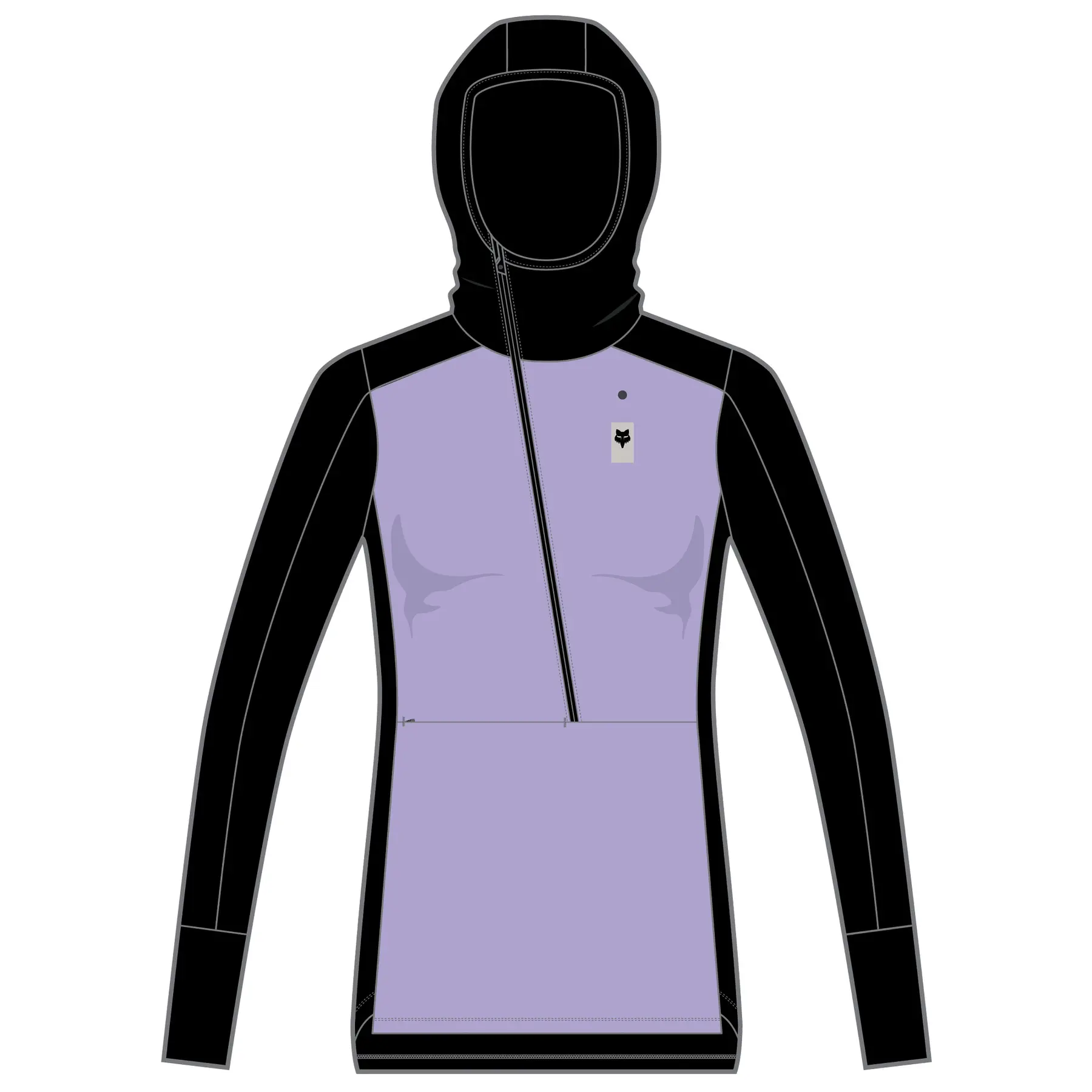Dames Hoodie Fox Racing Defend Thermal