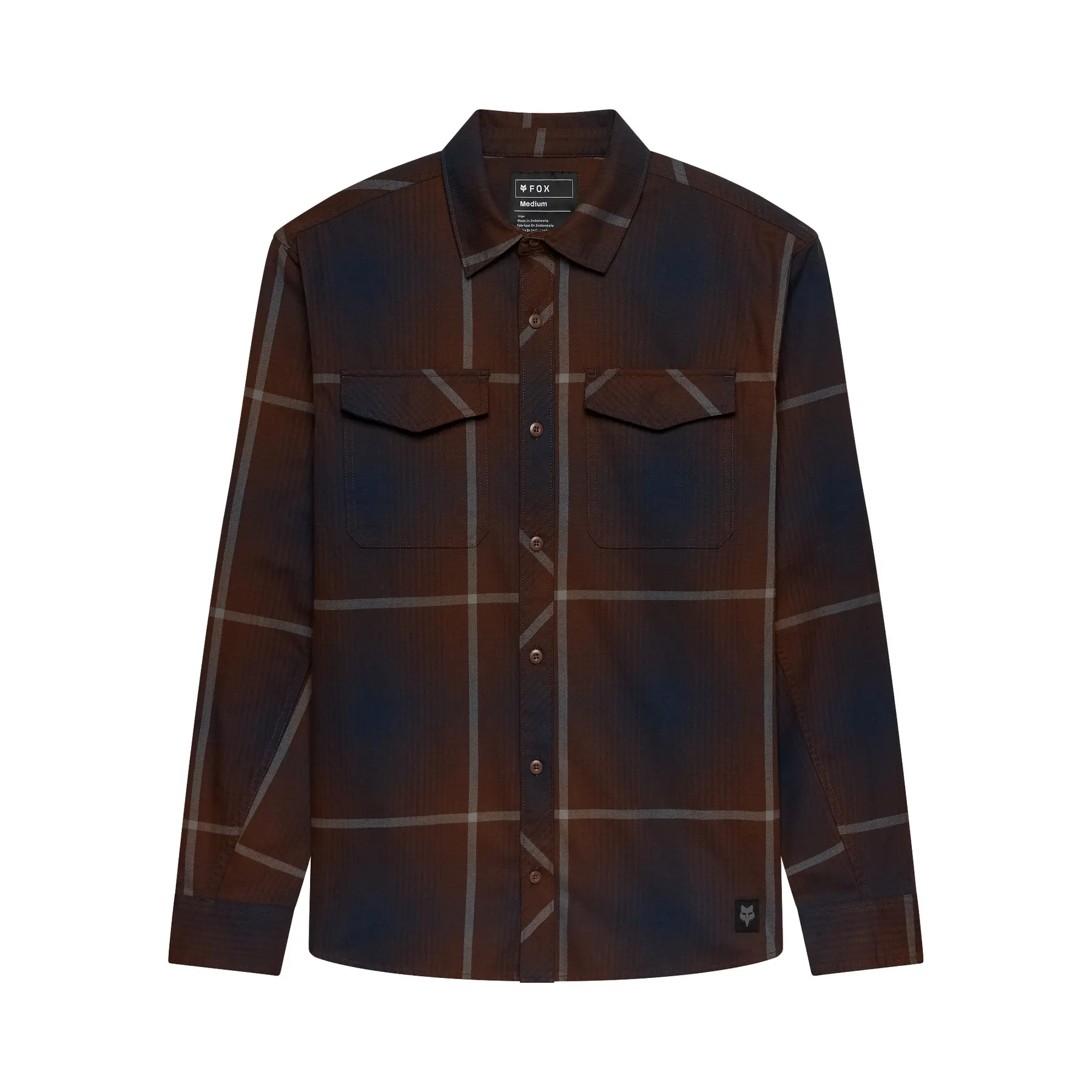 Langarmhemd aus Flanell Fox Racing Survivalist Fire