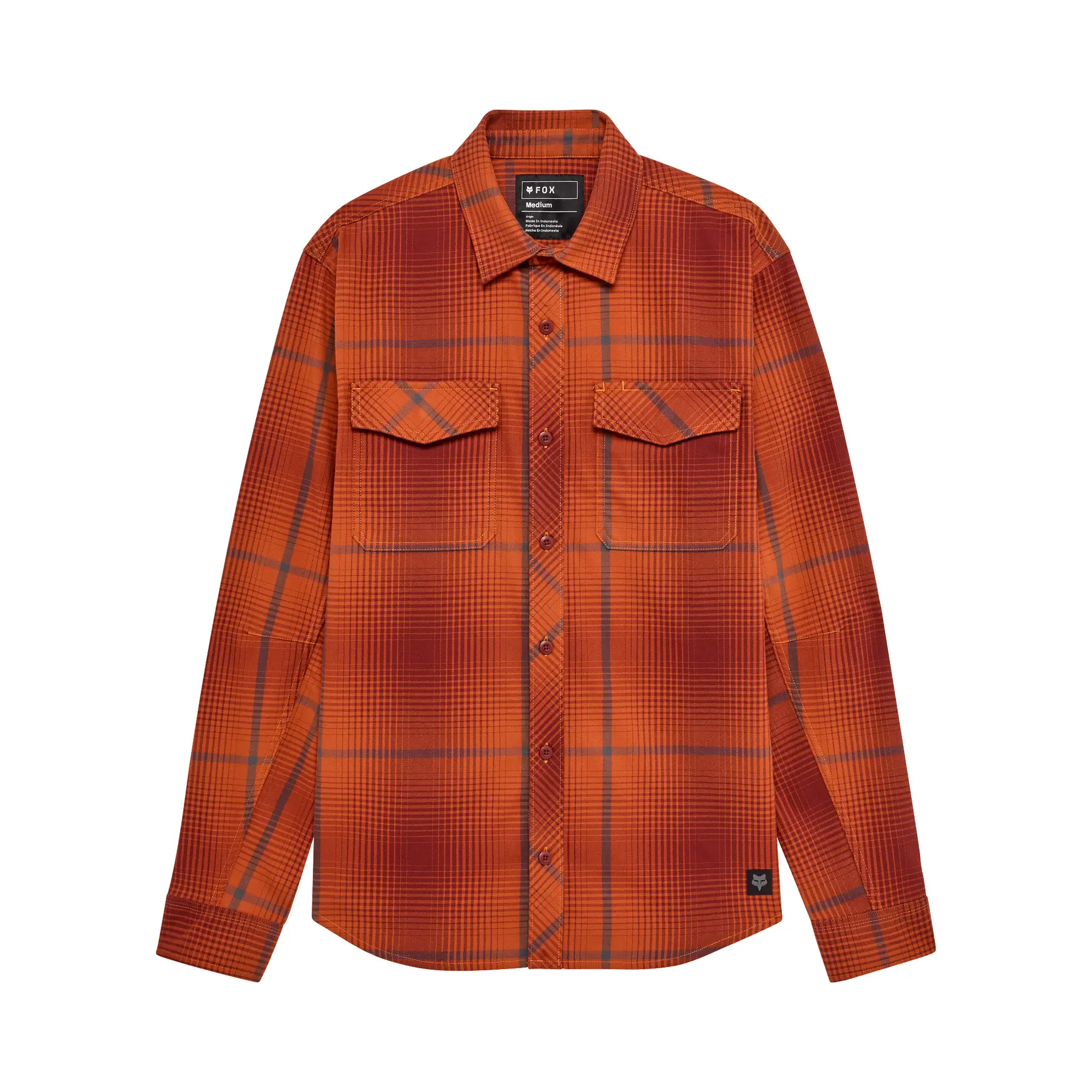 Langarmhemd aus Flanell Fox Racing Survivalist Fire