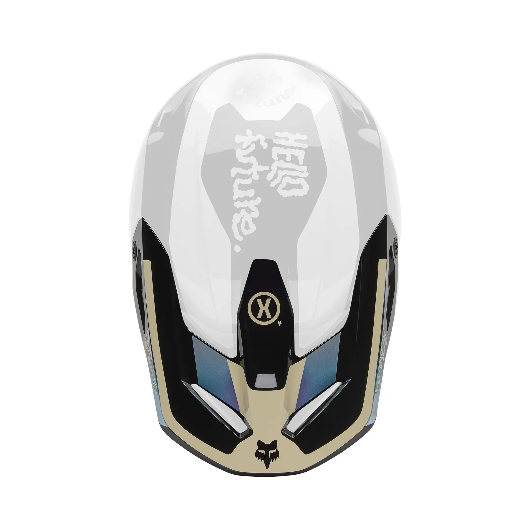 Visier Motocross-Helm Fox Racing V1 Hello Future