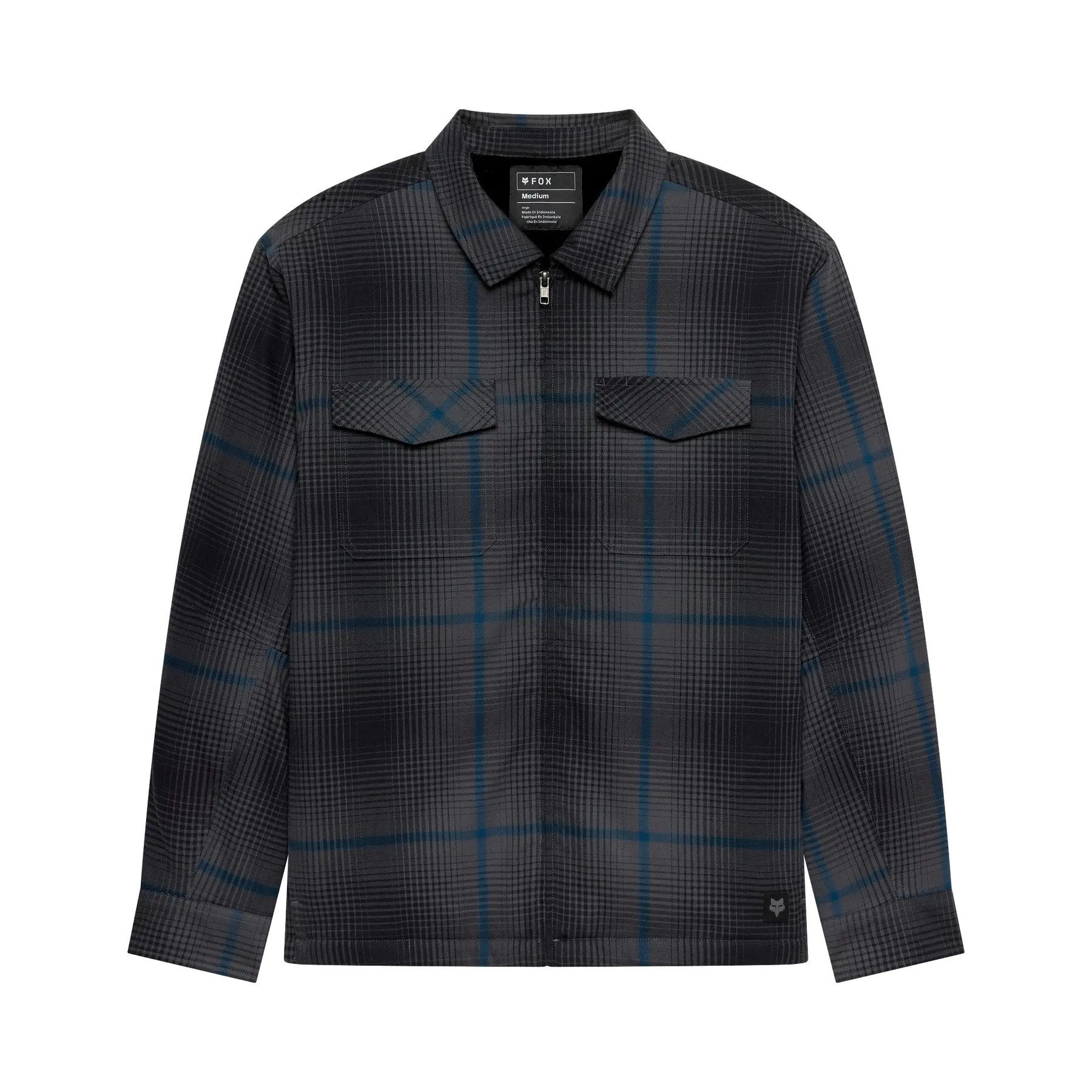 Maglietta con zip a maniche lunghe Fox Racing Survivalist Fire Sasquatch