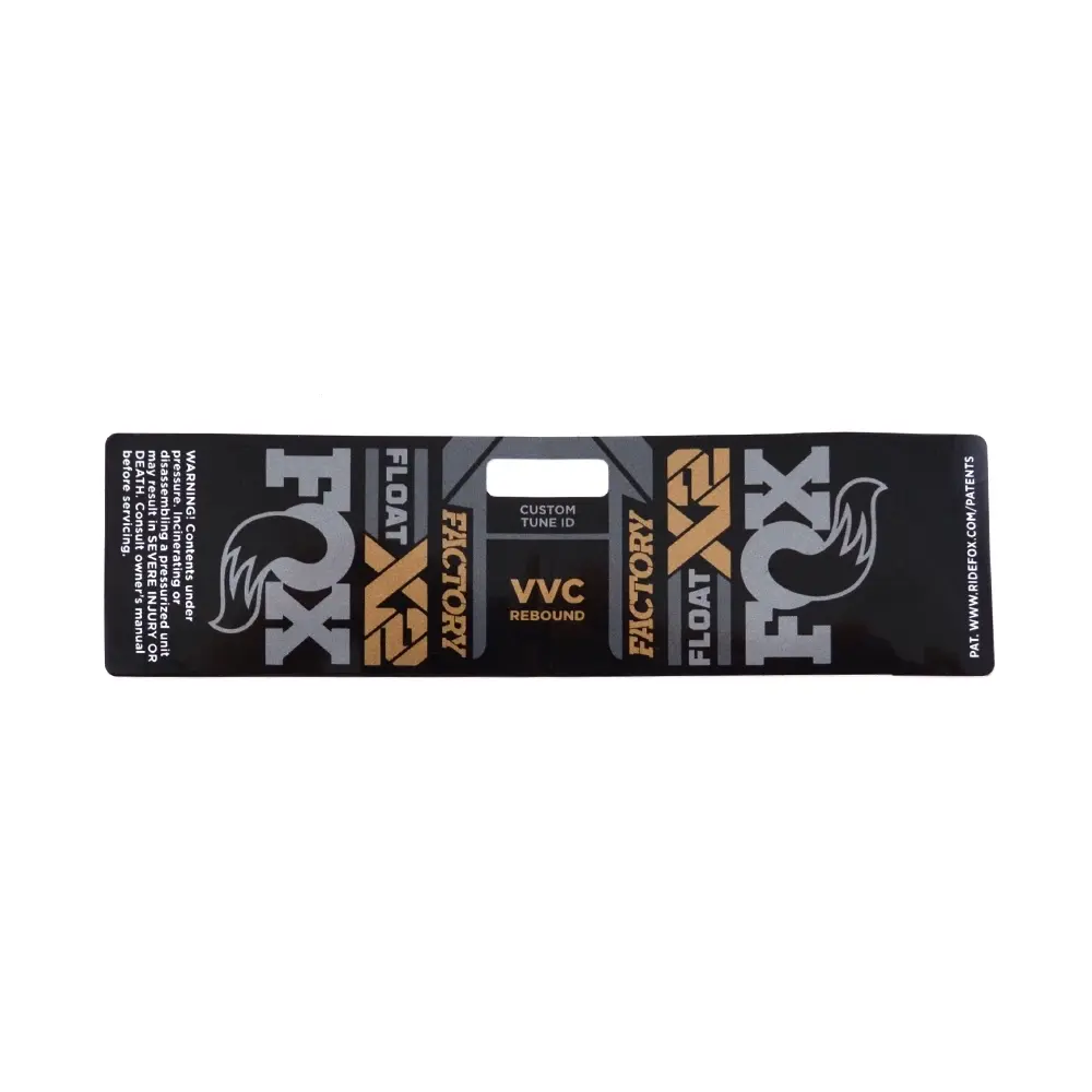 Aufkleber Fox Racing 2021 F-S Float X2 Resy