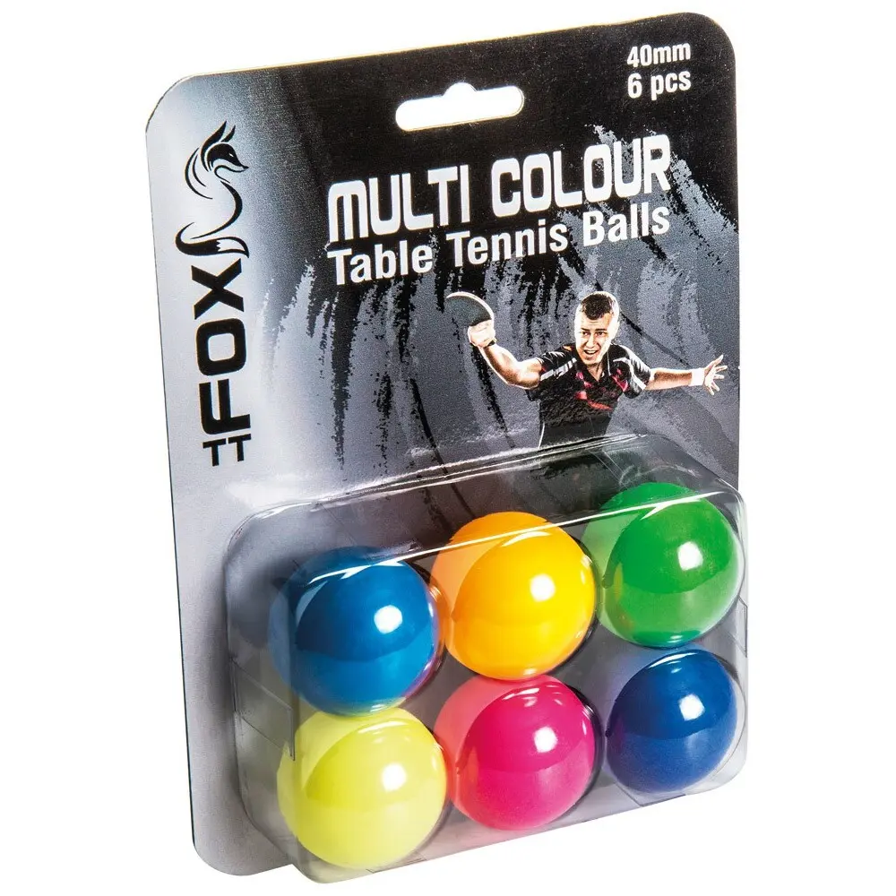 Bunte Tischtennisbälle Fox TT (x6)
