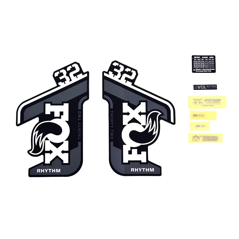 Transfer-Set Fox 2021, 32, Rhythm, Logo, Rhythm Fork