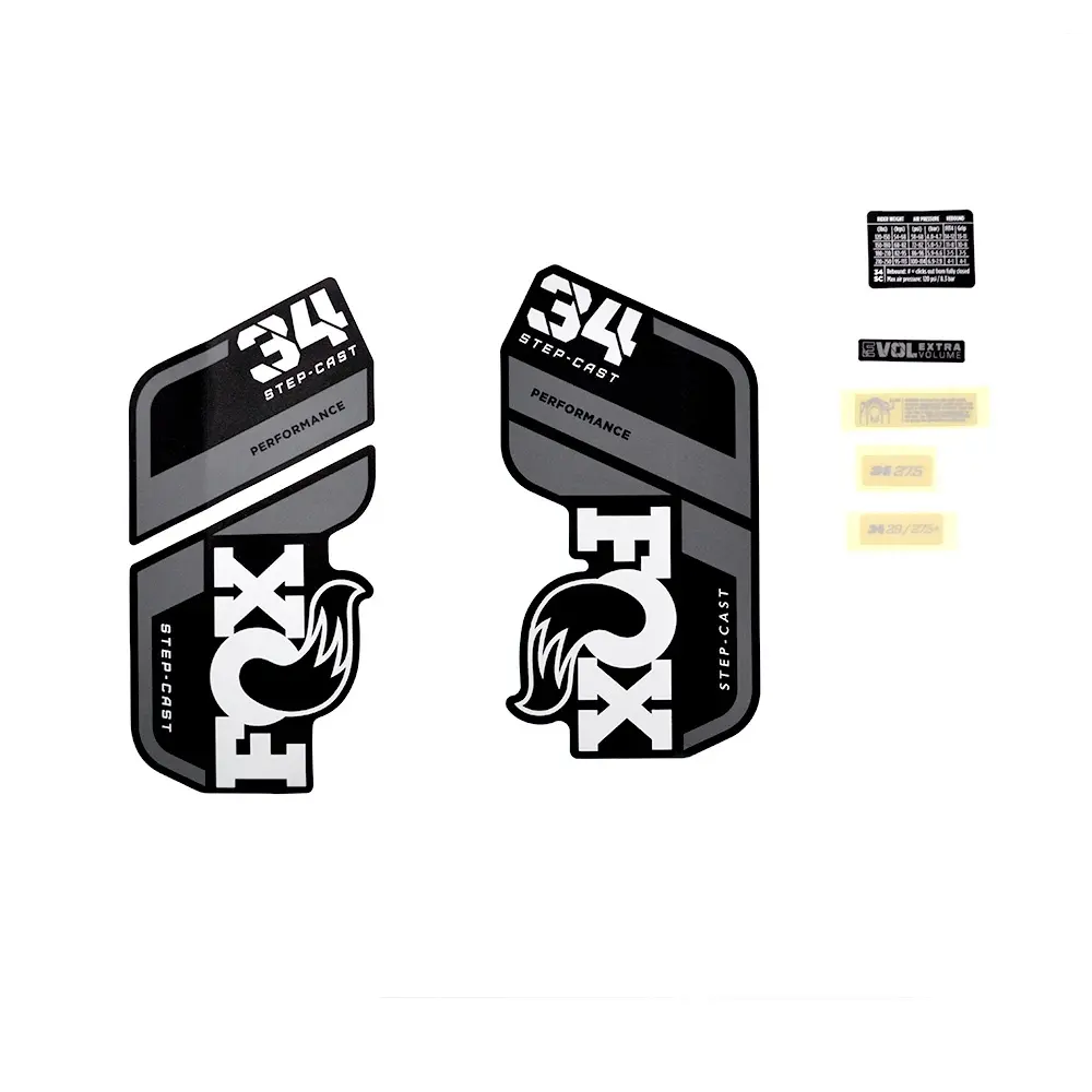 Transfer-Set Fox 2021, 34 SC, P-S, Logo, Fork
