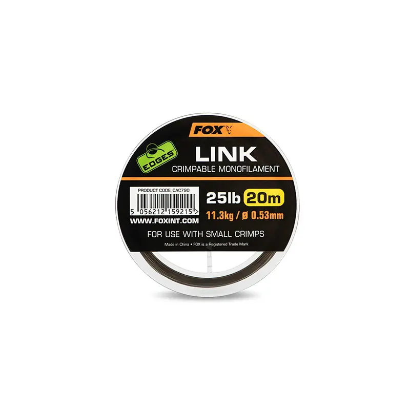 Nylon Fox Edges Link Trans Khaki Mono – 20m