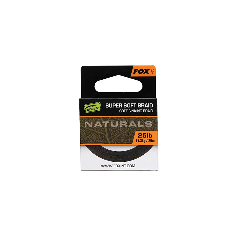 Vlechten Fox Naturals Soft Braid Hooklength 25lb
