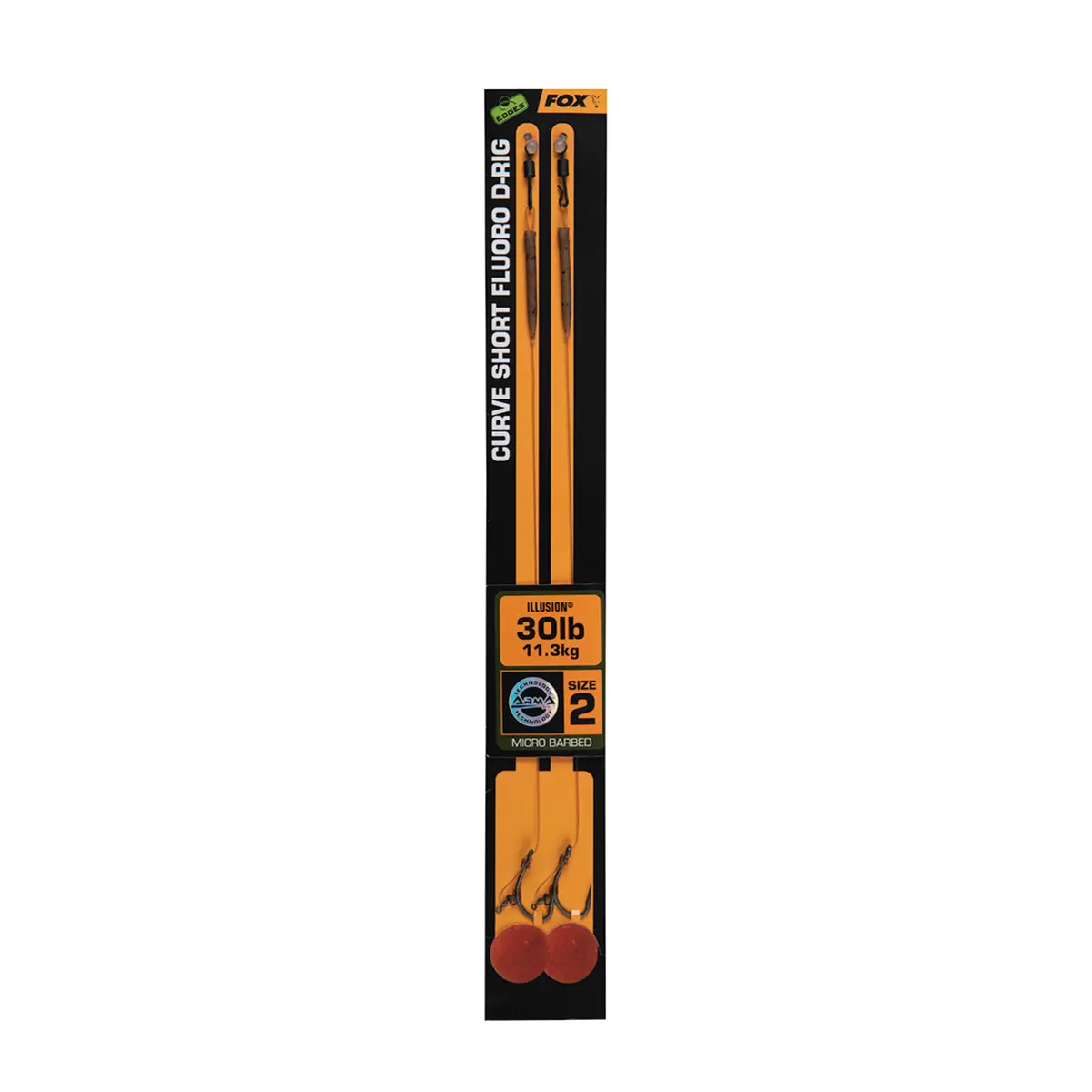 Footer Fox Edges Curve Short Fluoro D-Rig 2