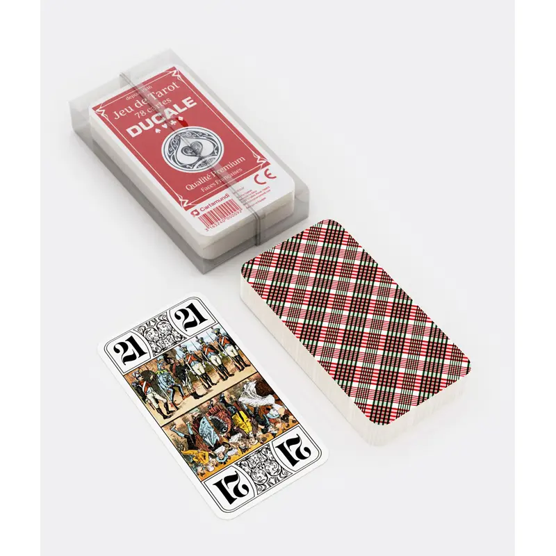 Schachtel mit 78 Tarotkarten France Cartes Ducale