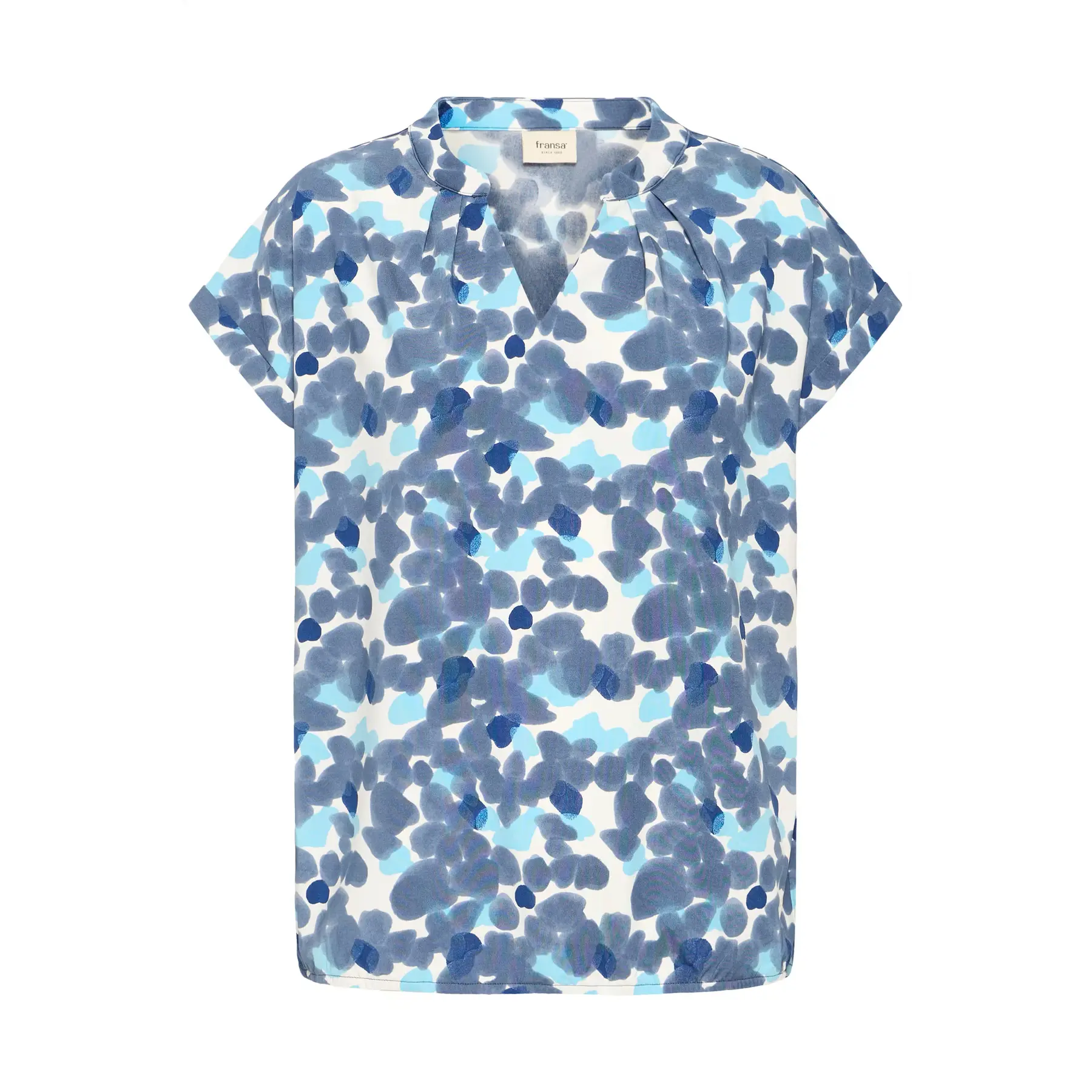 T-shirt spalla V donna fransa
