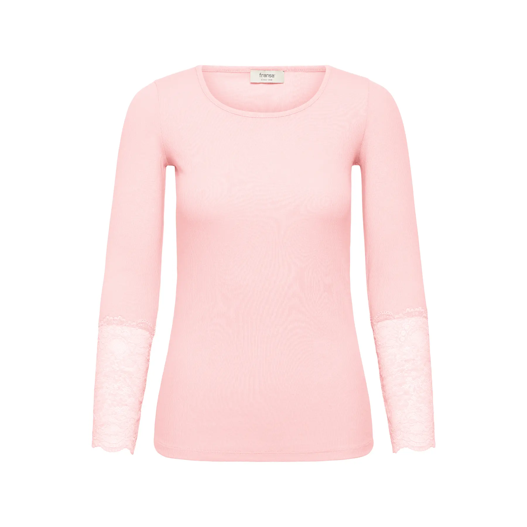 Fransa Women's Beige Long Sleeve T-Shirt Frhizamond
