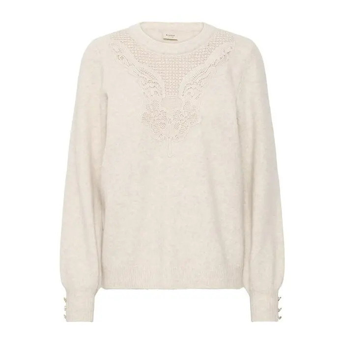 Maglione donna con scollo a V fransa Ellen 2