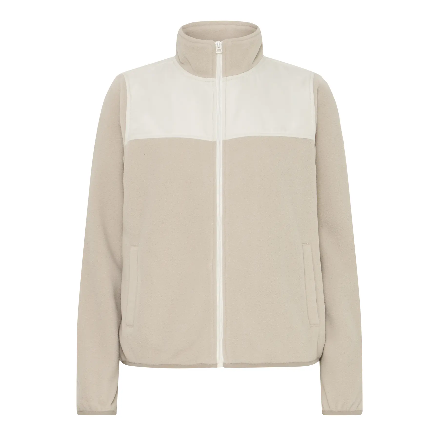 Fransa Women's Beige Coat Flea 1
