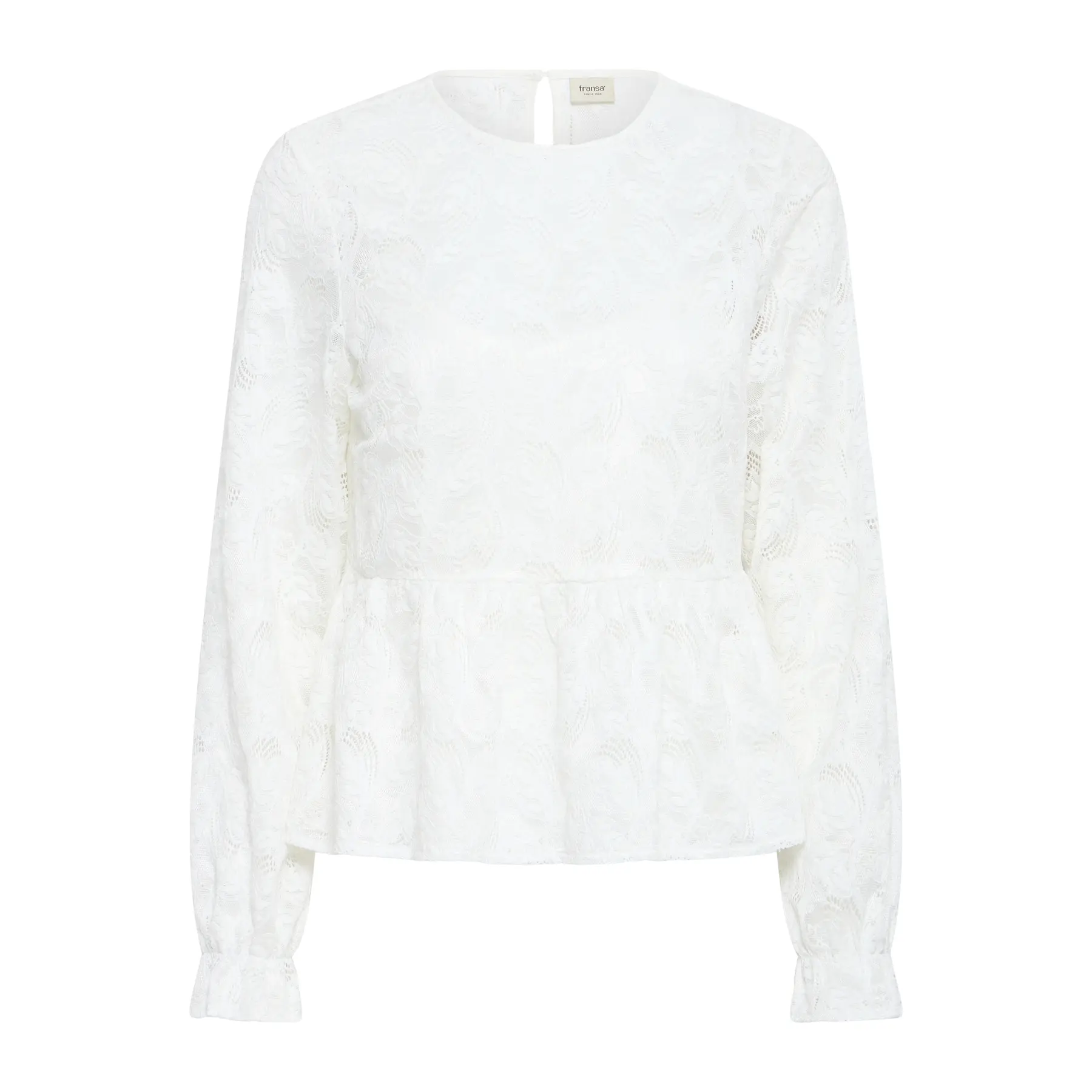 Blouse manches longues coupe décontractée femme fransa Vivianne Bl 1
