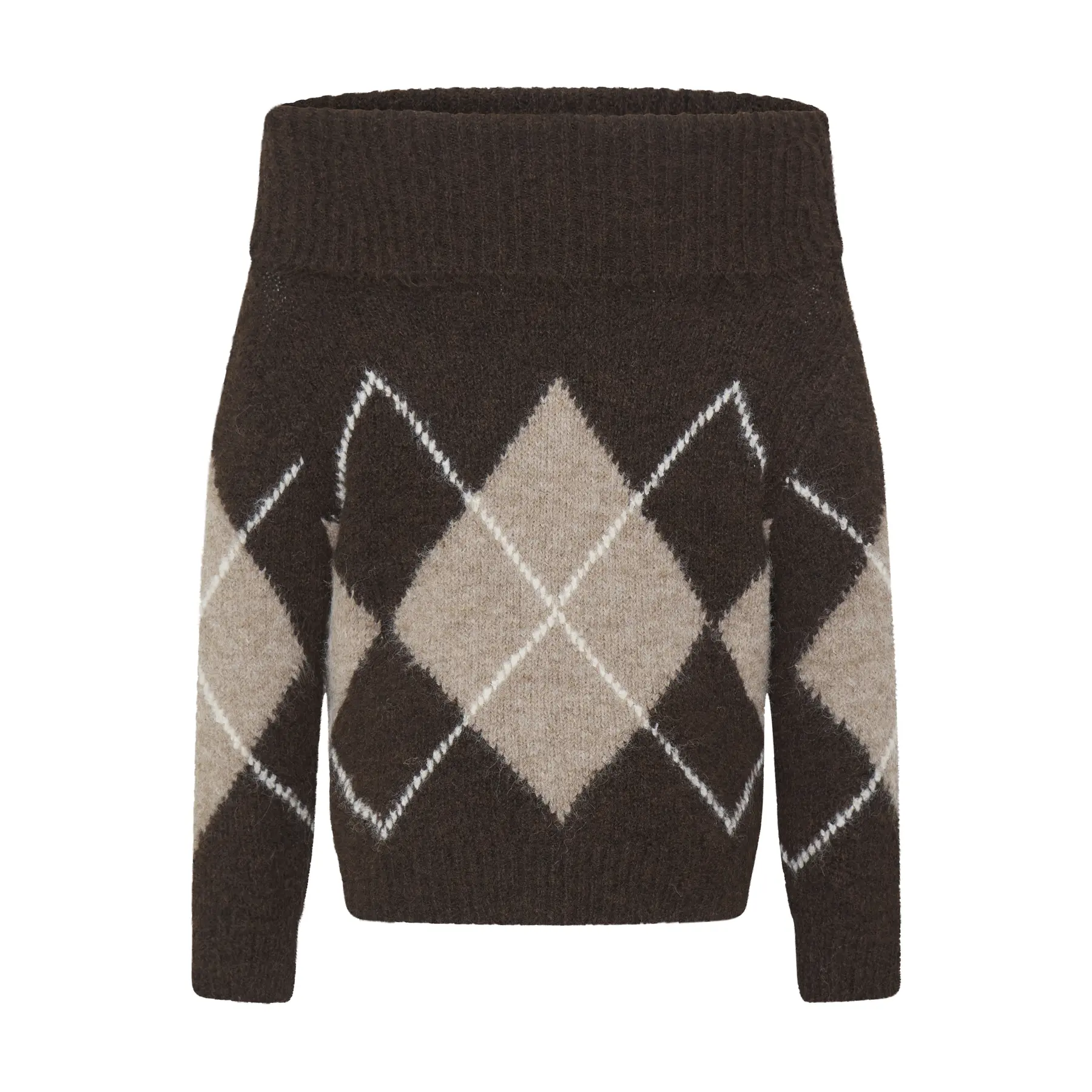 Fransa Women's Marron Woman Sweater Charleen 2