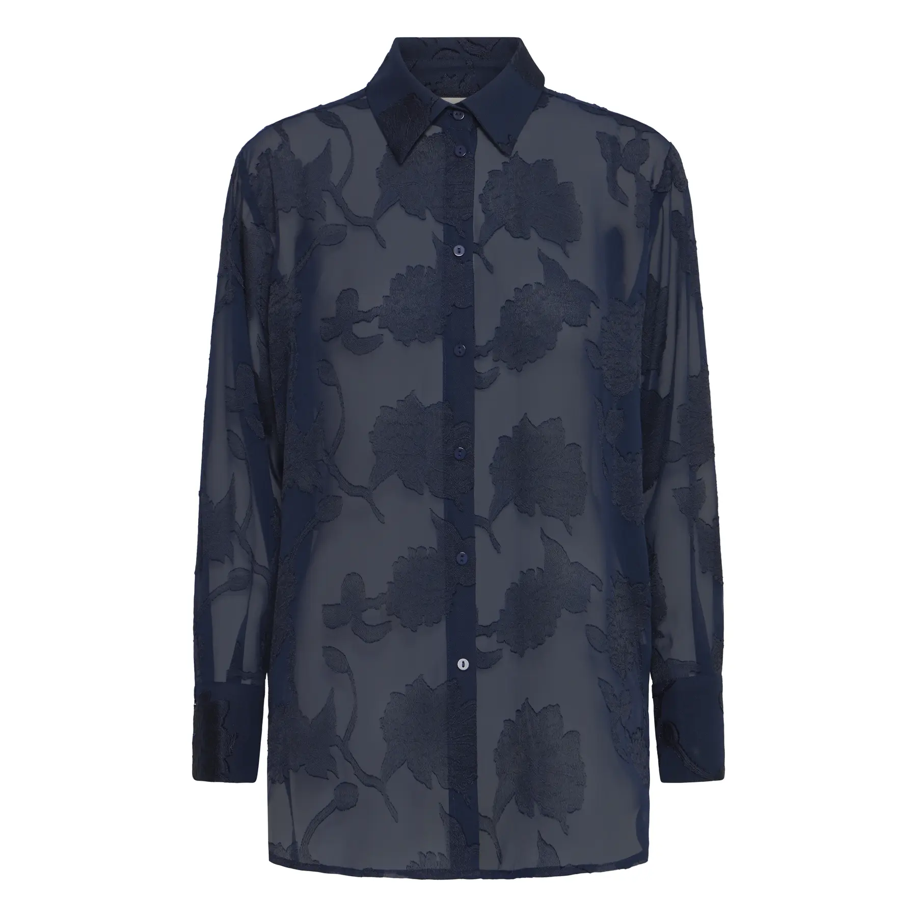 Chemise manches à motif florale femme fransa Lyla Sh 1
