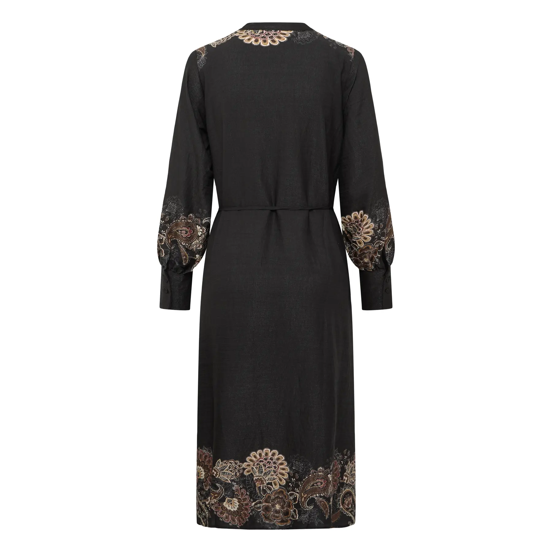 Kleid mit langen Ärmeln, Damen fransa Frmadara