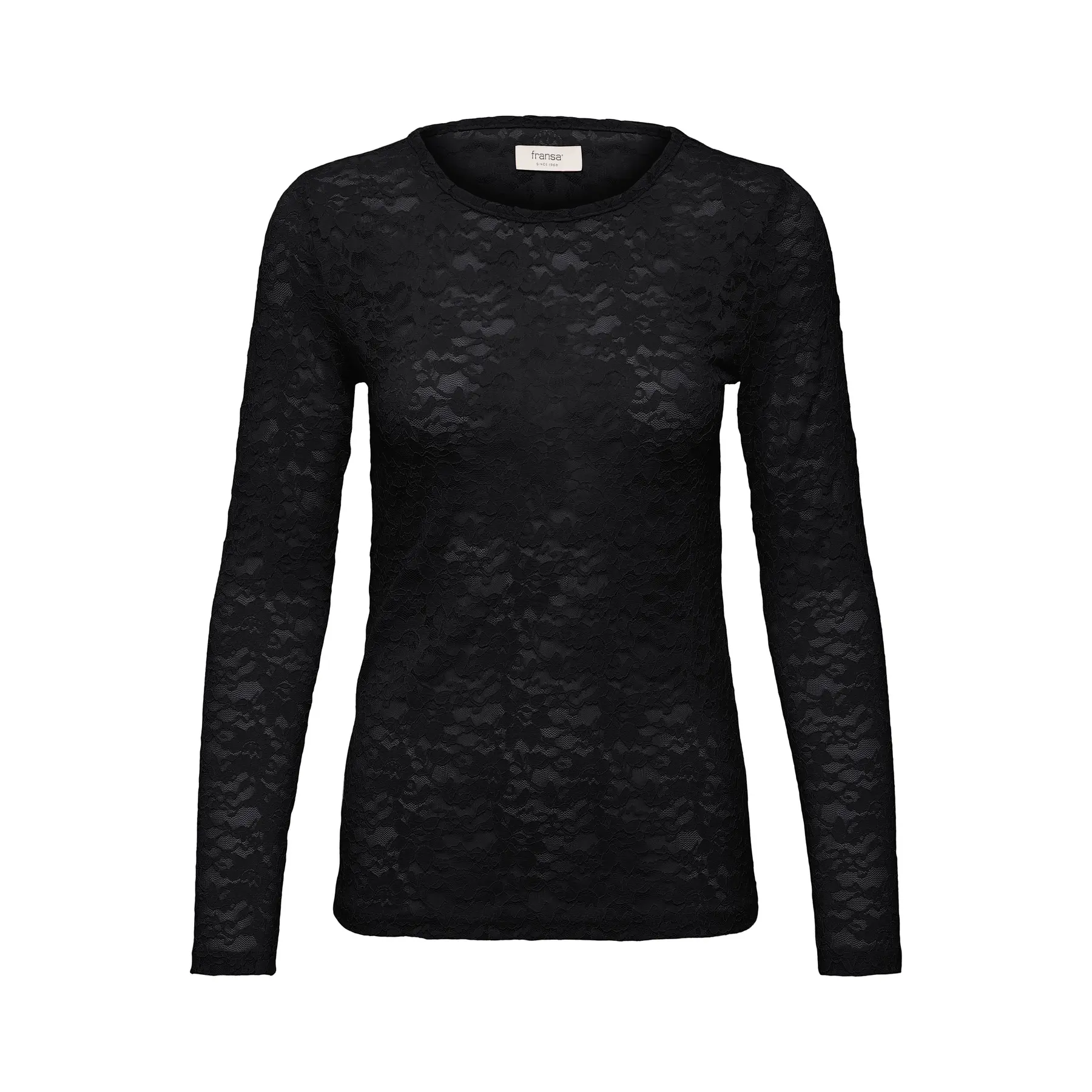 Langärmelige Bluse, Damen fransa Frdetala
