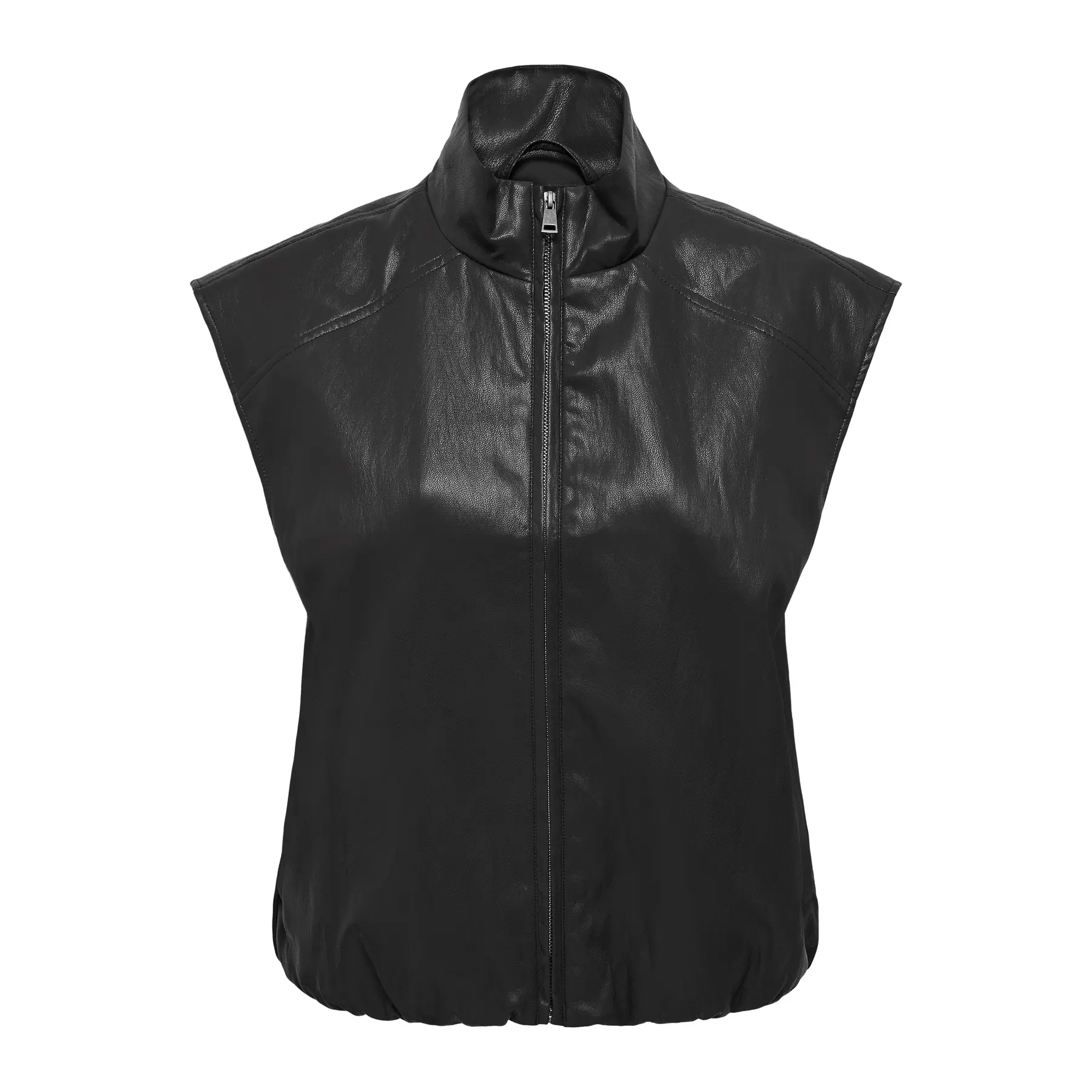 Ärmellose Lederjacke Damen fransa Frkalameto