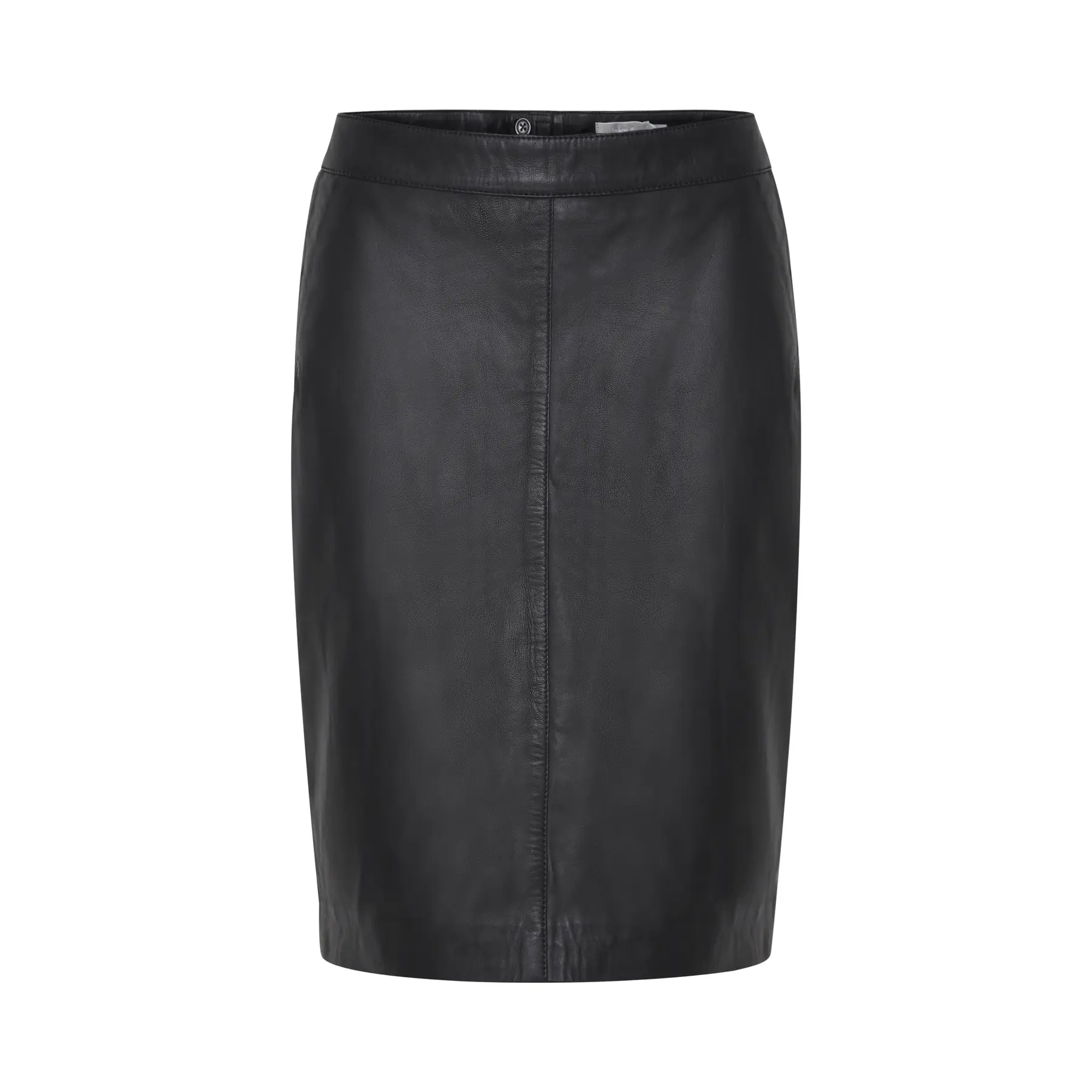 Fransa Damen Schwarz Rock Neleather 1